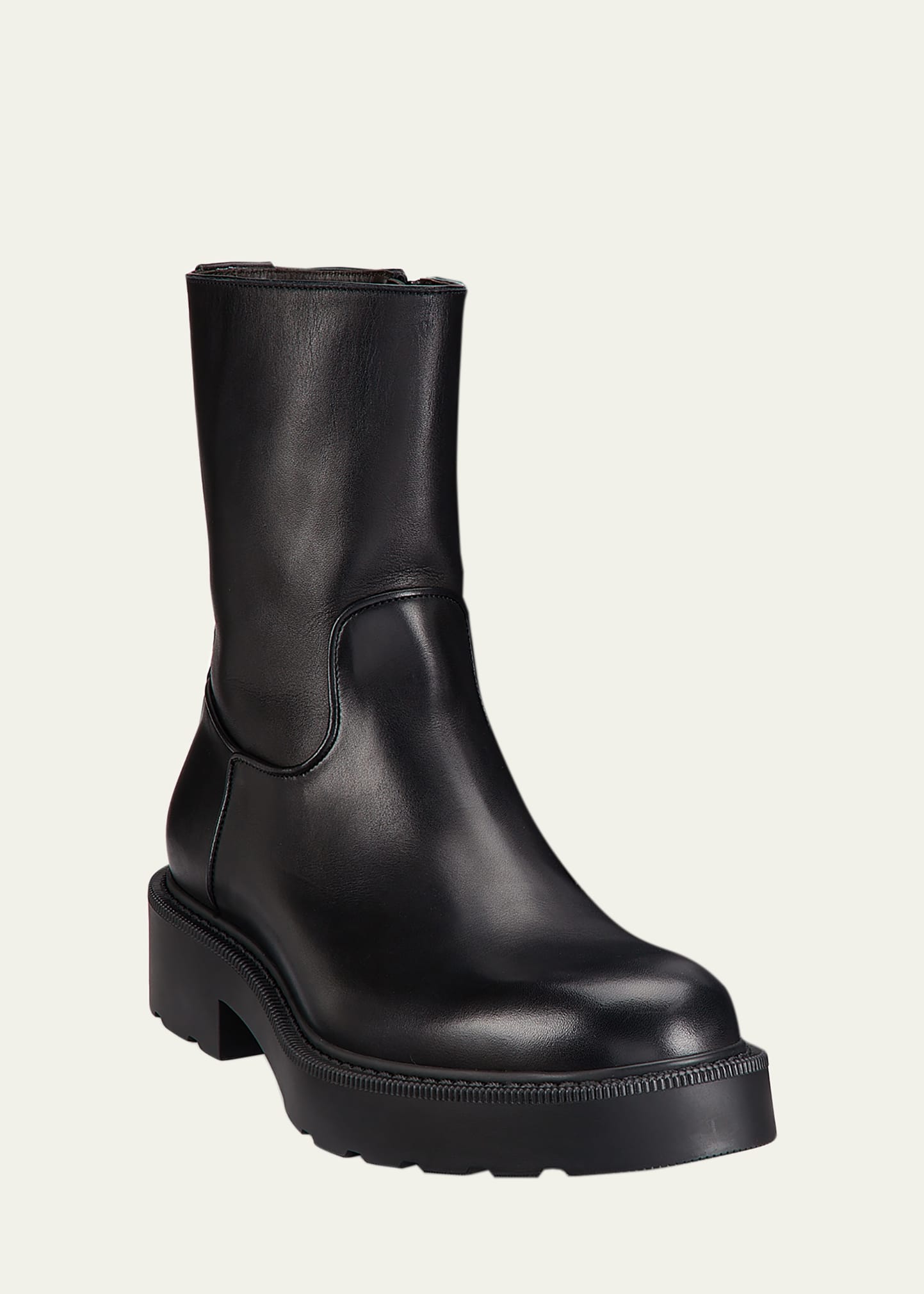 ショートブーツ・ブーティ THREE TO EIGHTY Wrinkle Leather Boots BlackShort 112c42300bafba778d770ca0d3627a