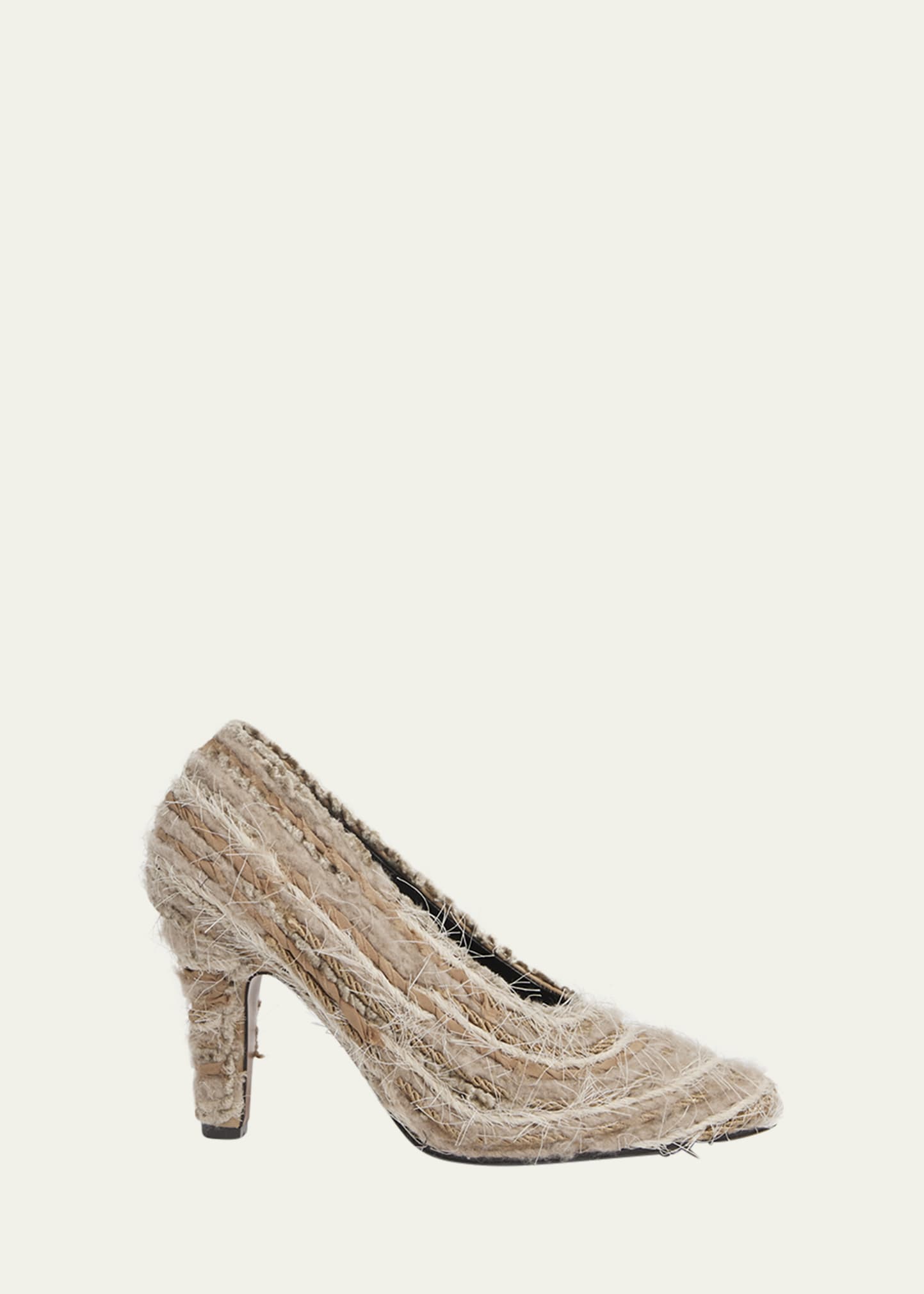 パンプス THE ROW Prudence knitted pumps Prudence knitted pumps in beige - The Row | Mytheresa