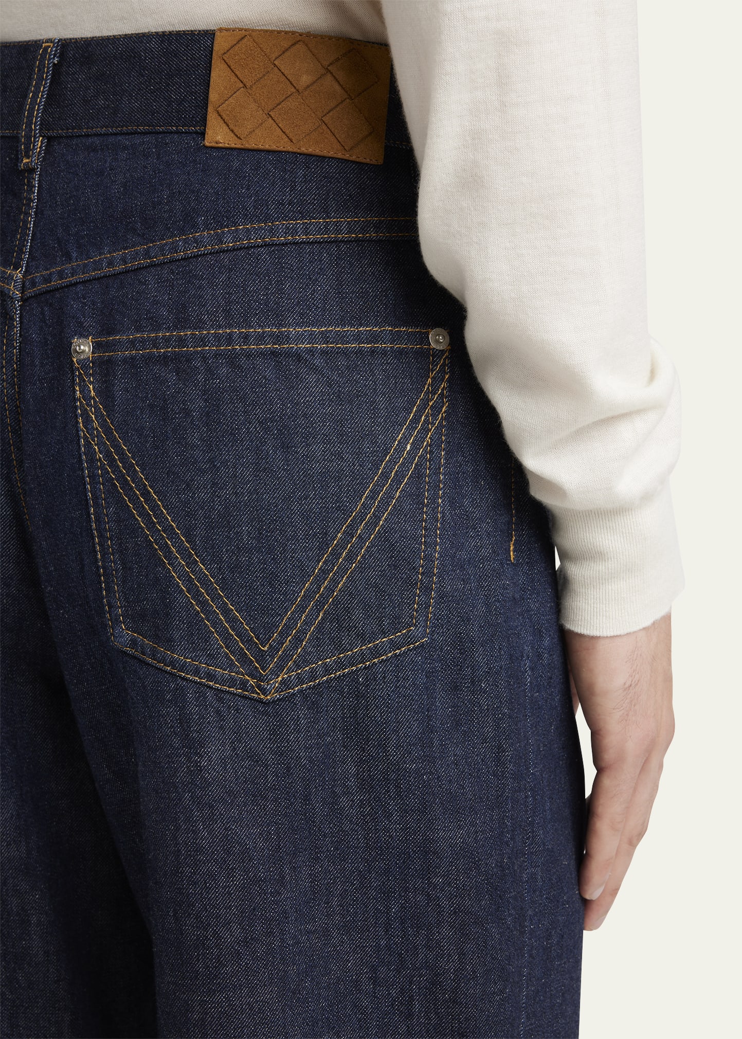 Bottega Veneta Men's Soft Denim Trousers - Bergdorf Goodman