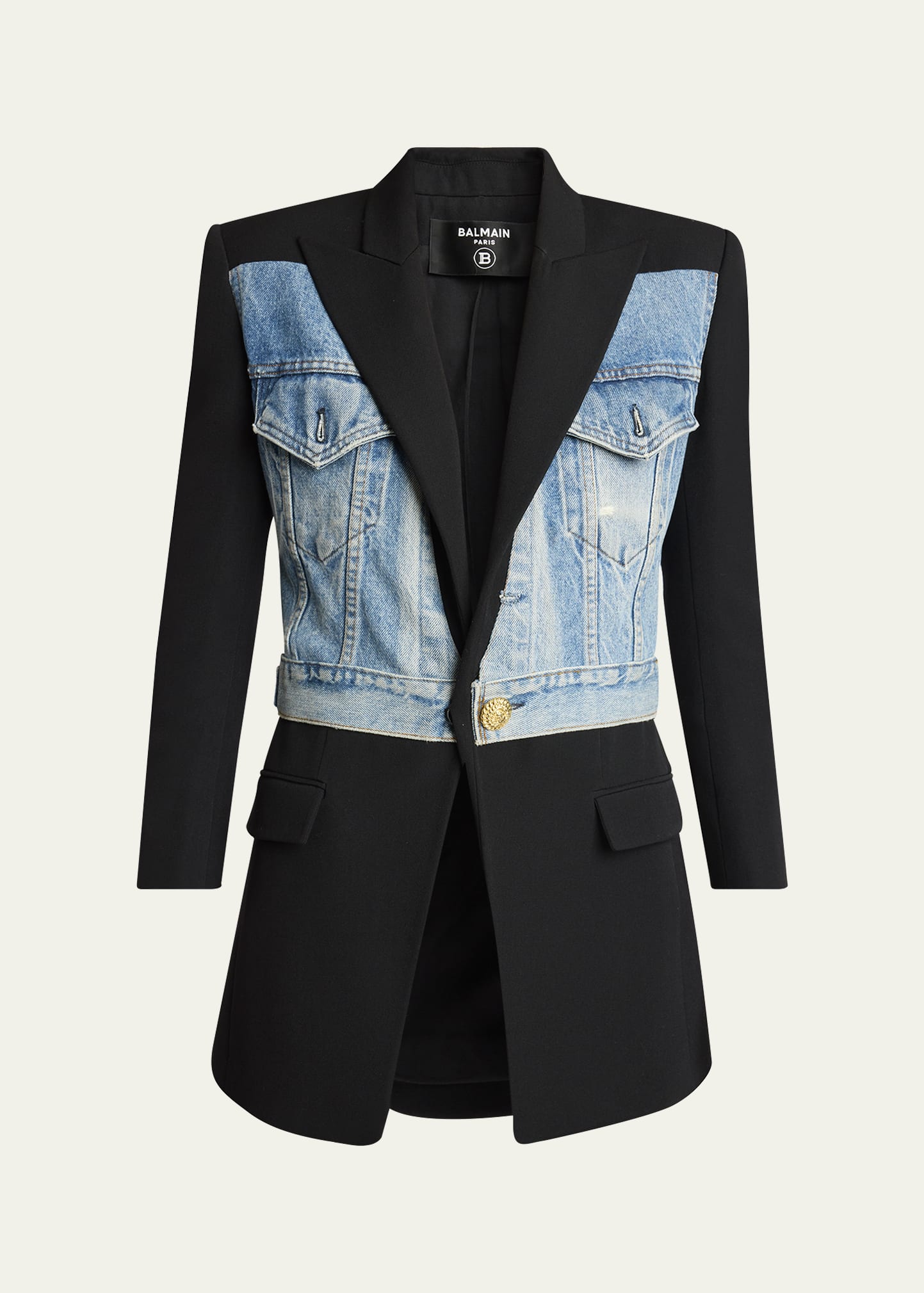 【送料&関税込】Balmain Wool Crepe Open Jacket s-l1200.png