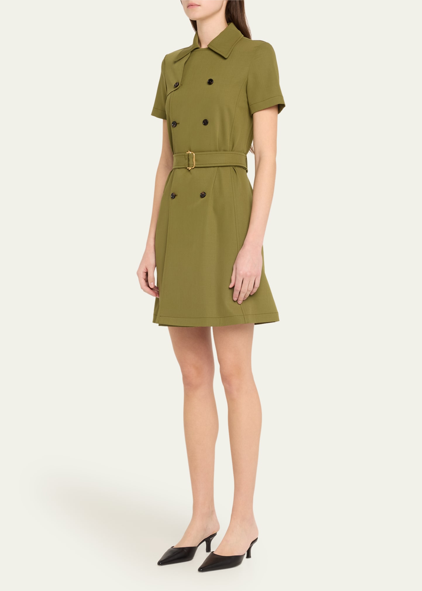 オールインワン・サロペット Burberry Green Cotton Mini Dress オールインワン・サロペット Burberry Green Cotton Mini Dress