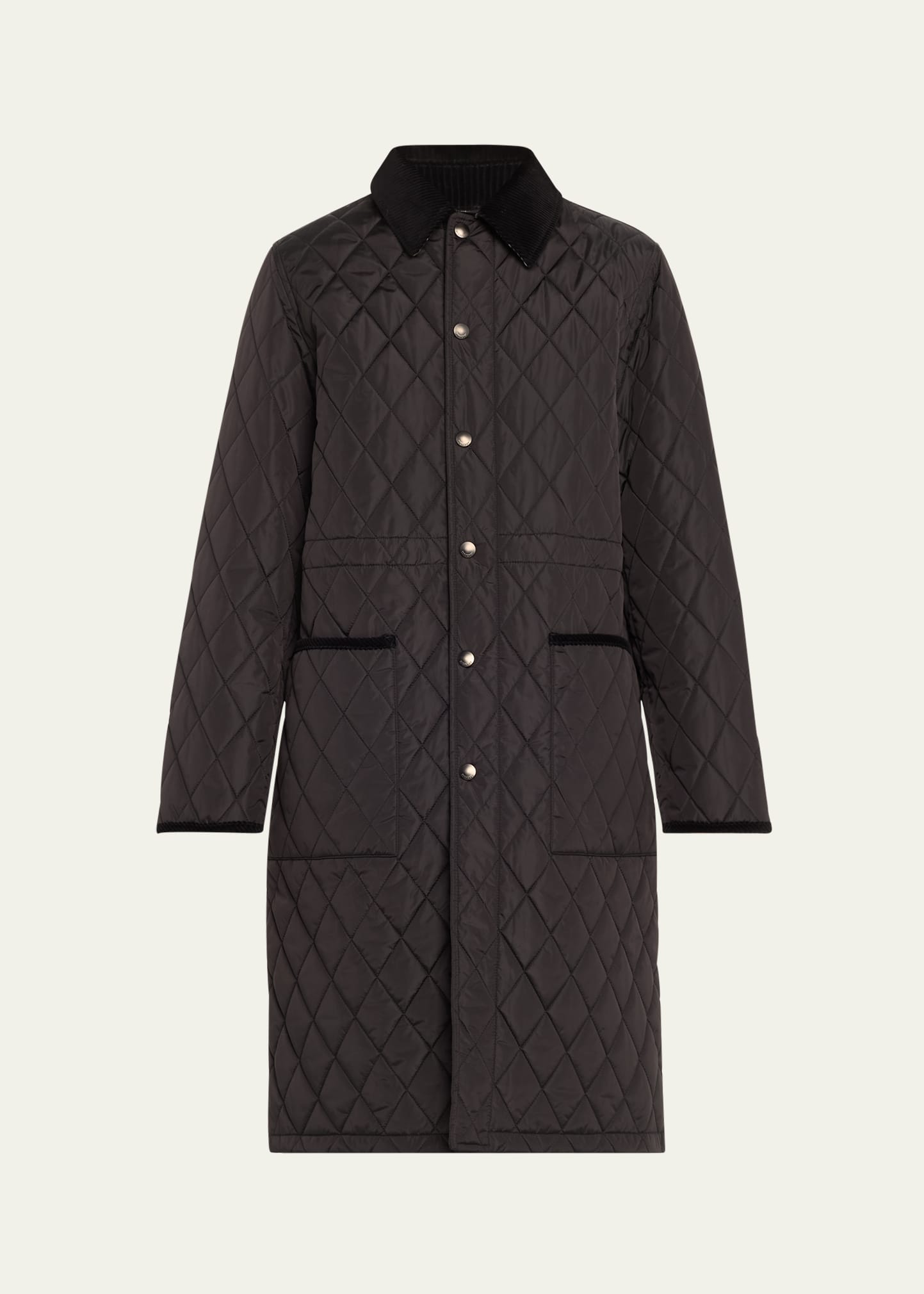 コート Burberry COAT (8098576 C1490) Vtg Burberry Men's Lined Nova Check Classic Trench Green
