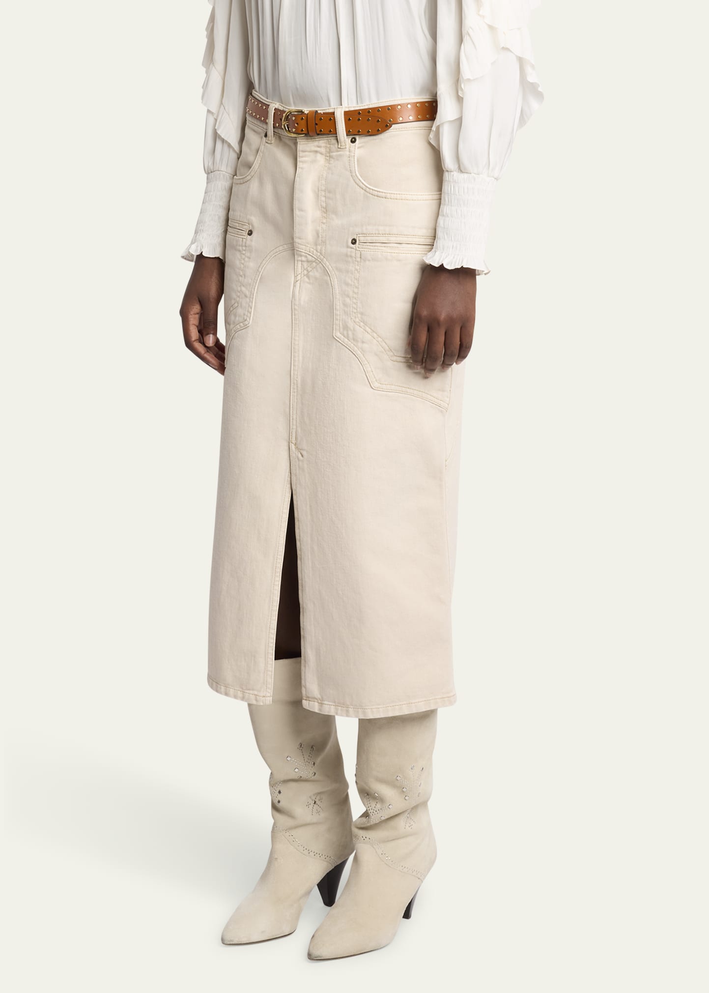 イザベルマラン Isabel Marant Britt Midi Skirt bg_4928029_100238_c