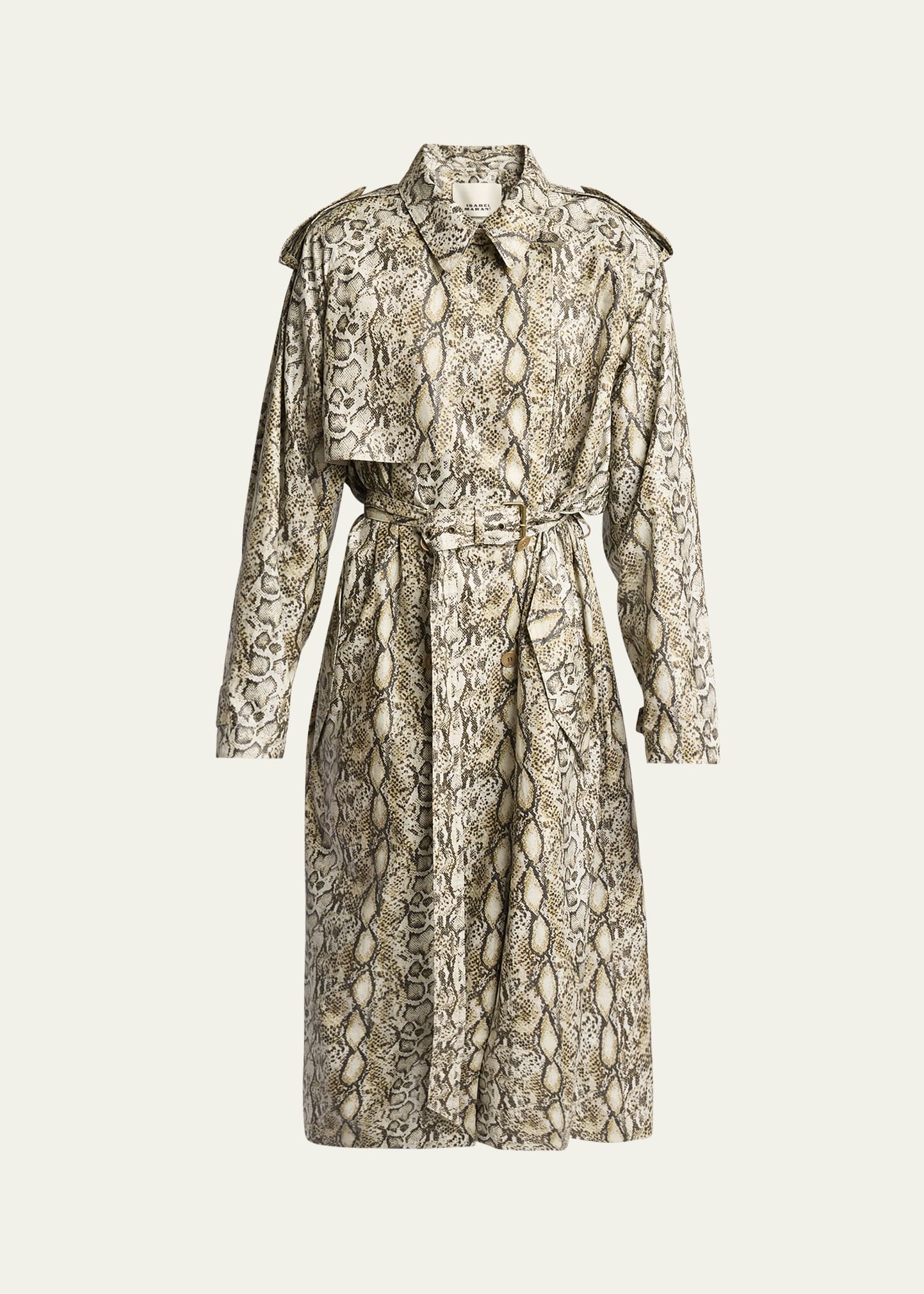 コート Isabel Marant Freanne Trench Coat ISABEL MARANT - Freanne trench coat with belt for women