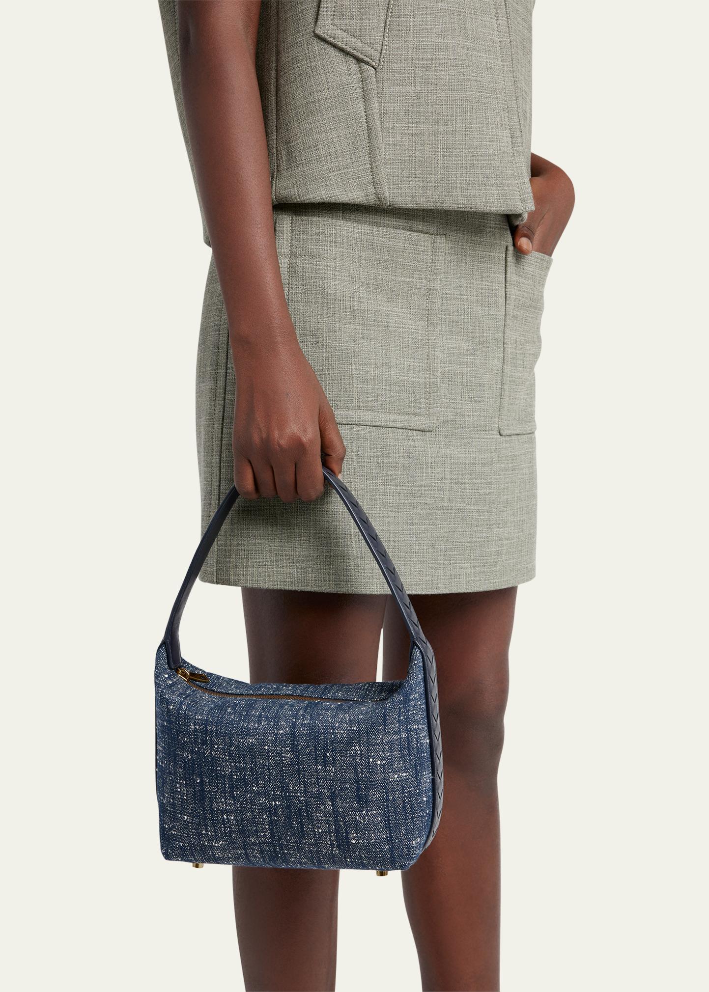Bottega Veneta Mini Wallace Denim Boucle Shoulder Bag - Bergdorf 