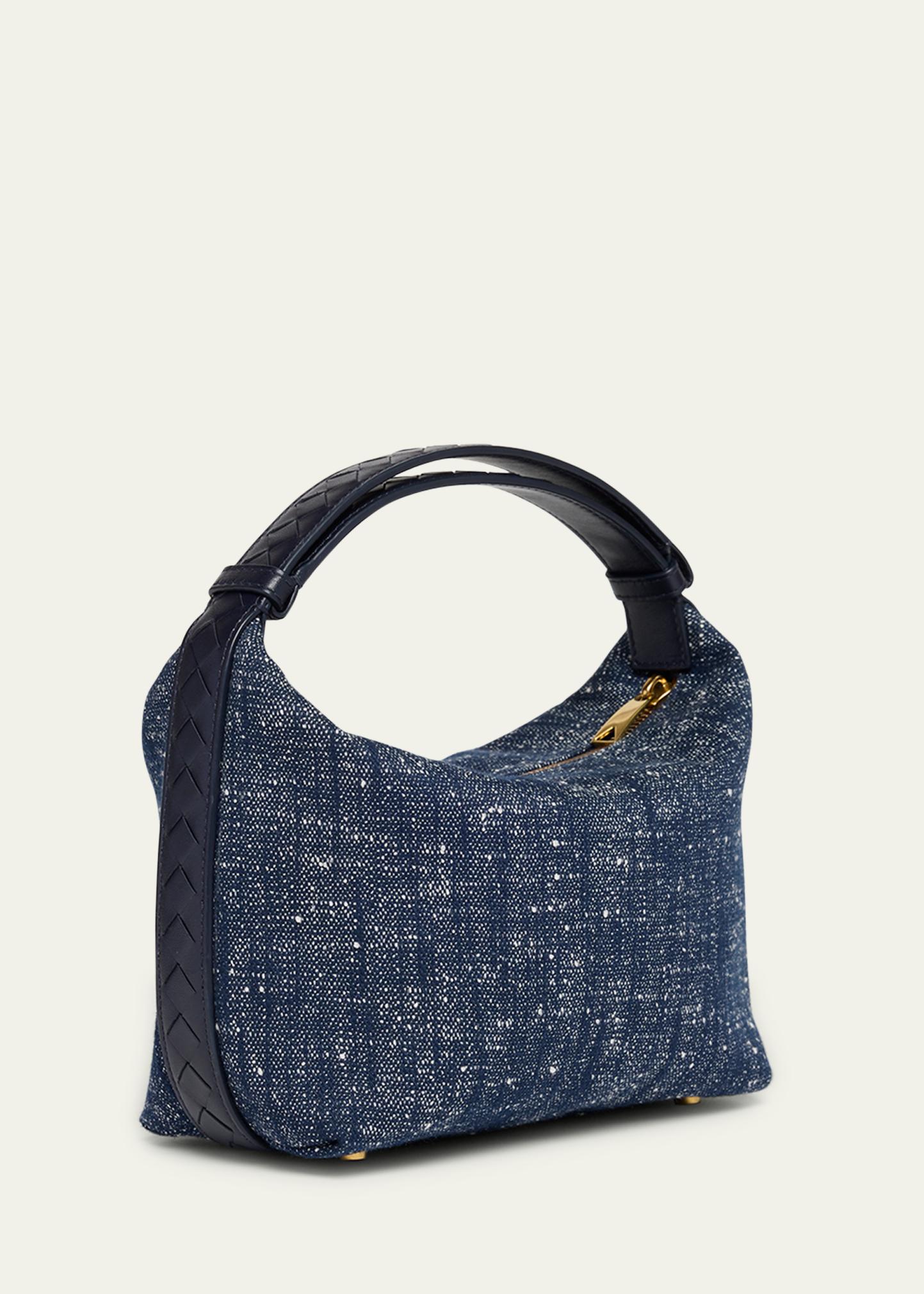 Bottega Veneta Mini Wallace Denim Boucle Shoulder Bag - Bergdorf 