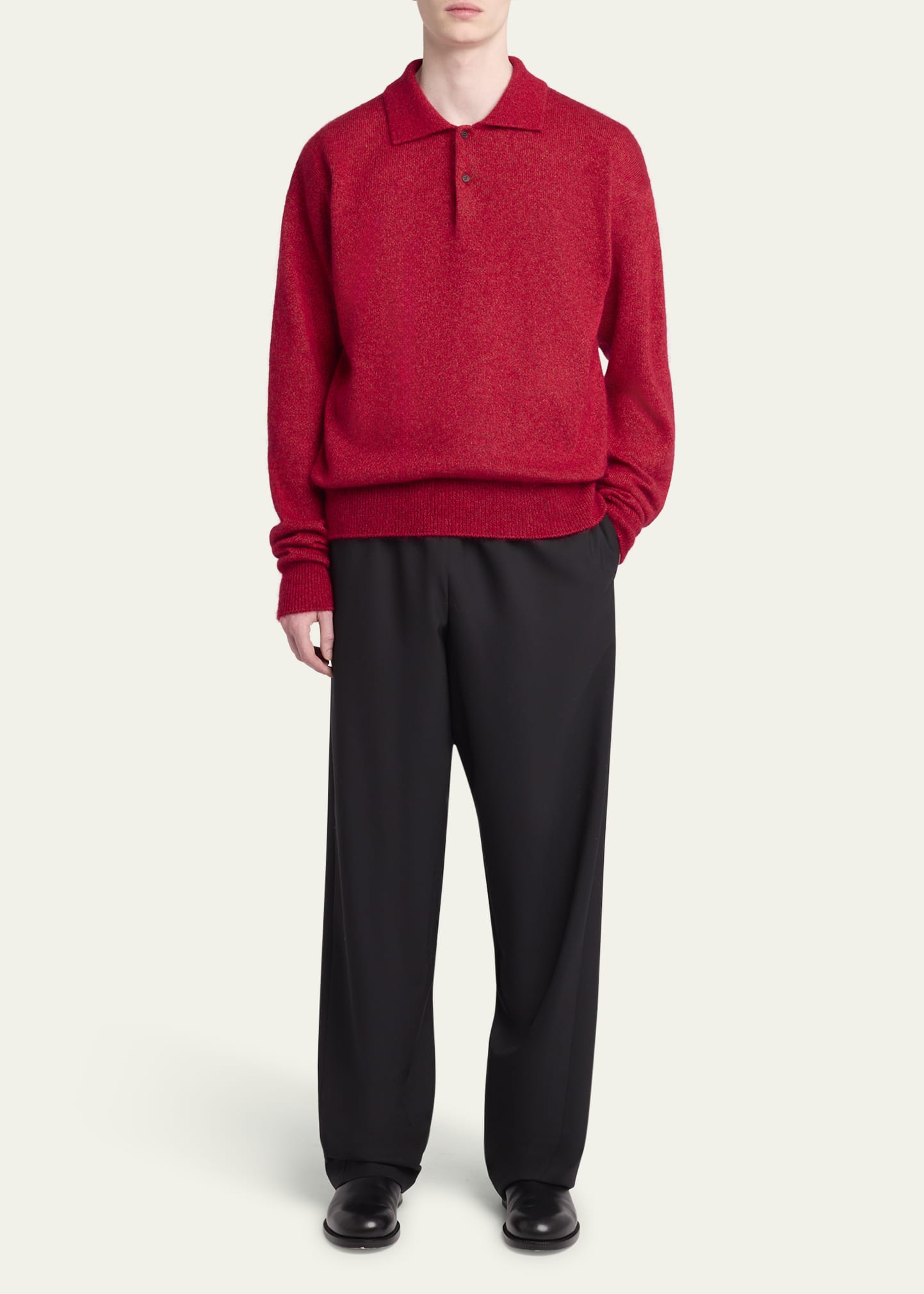 THE ROW Men's Konan Elastic-Waist Pants - Bergdorf Goodman