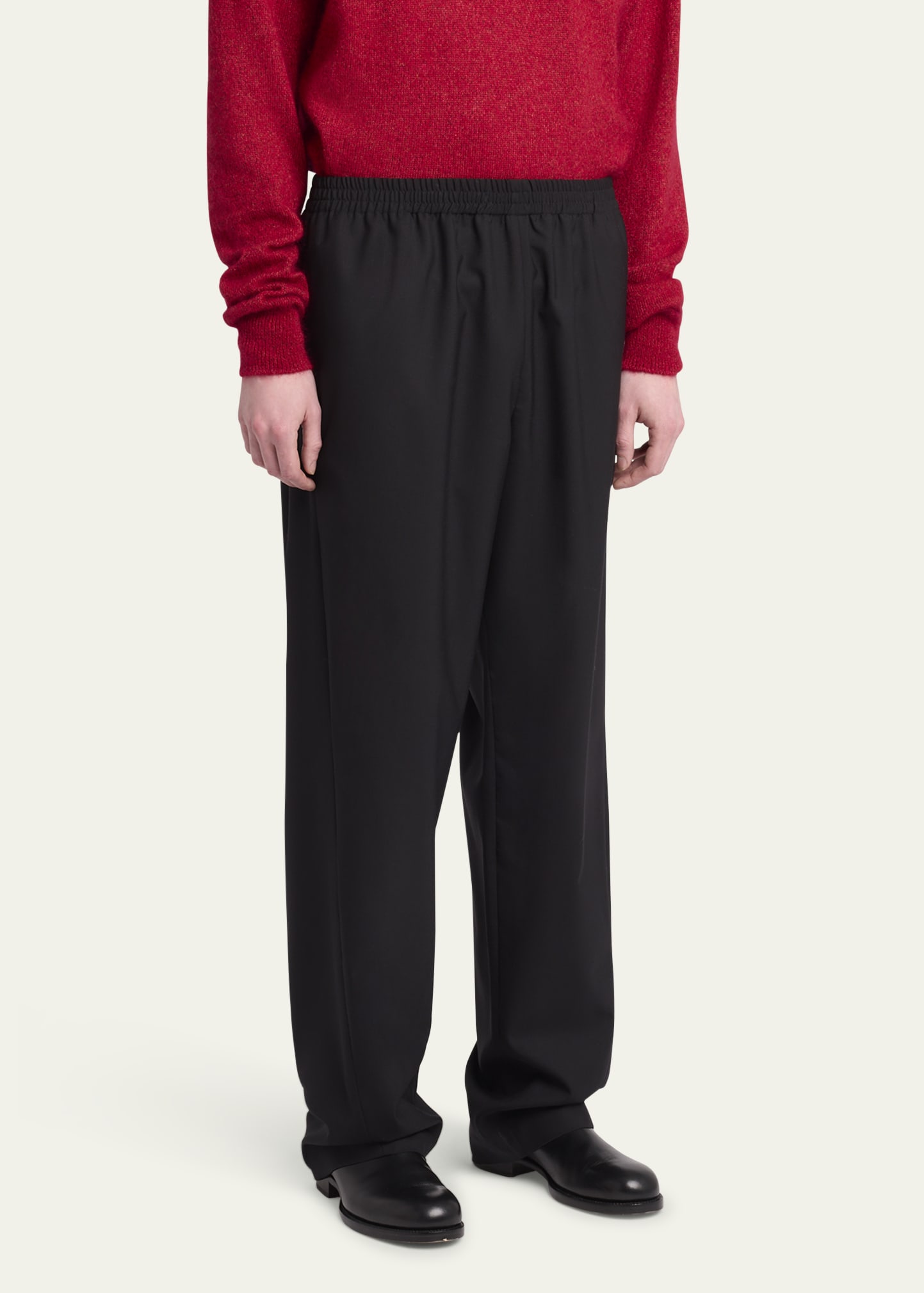 THE ROW Men's Konan Elastic-Waist Pants - Bergdorf Goodman