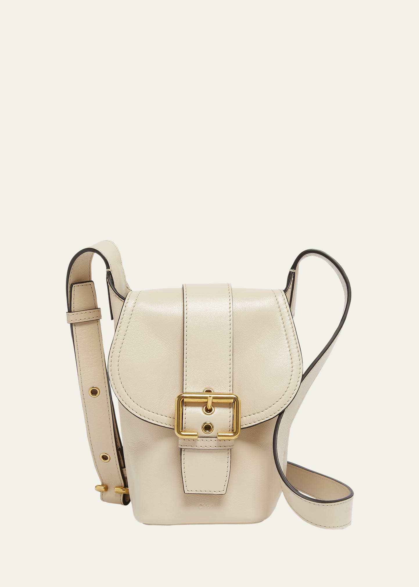 VIP【関税送料無料】希少 CHLOE BEIGE LEATHER CAMERA BAG Chloé Camera Bag in Shiny Leather in Sweet beige | Chloé US