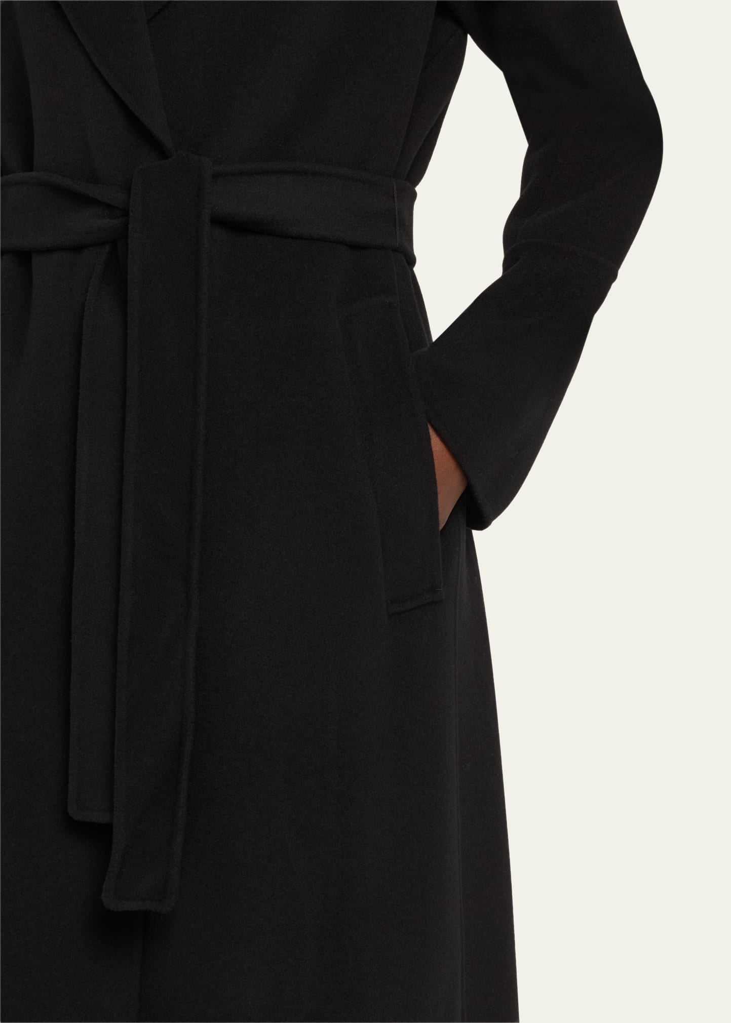 コート MAX MARA 'S 'Elisa' coat Black Elisa virgin wool coat in black - S Max Mara | Mytheresa