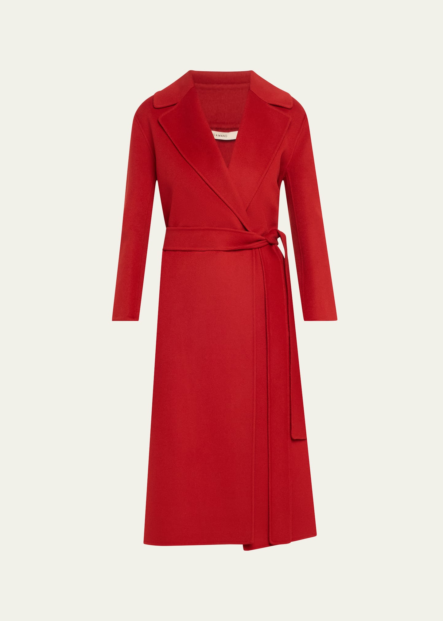 Max Mara Livia Belted Wrap Wool Coat - Bergdorf Goodman