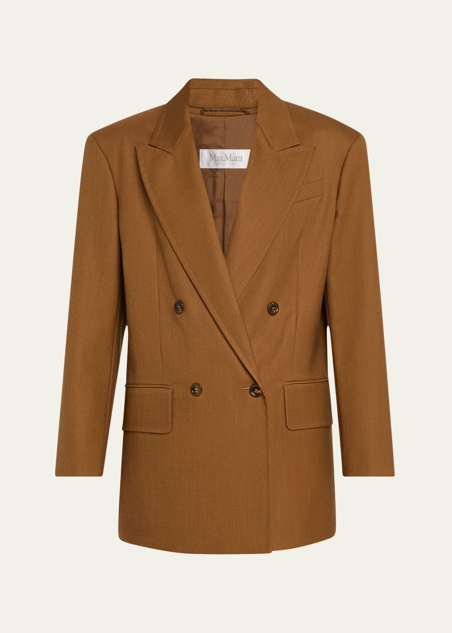 【関税＆送料込み】Max Mara Palanca Double Breasted Blazer Max Mara Palanca Double Breasted Wool & Mohair Blend Blazer