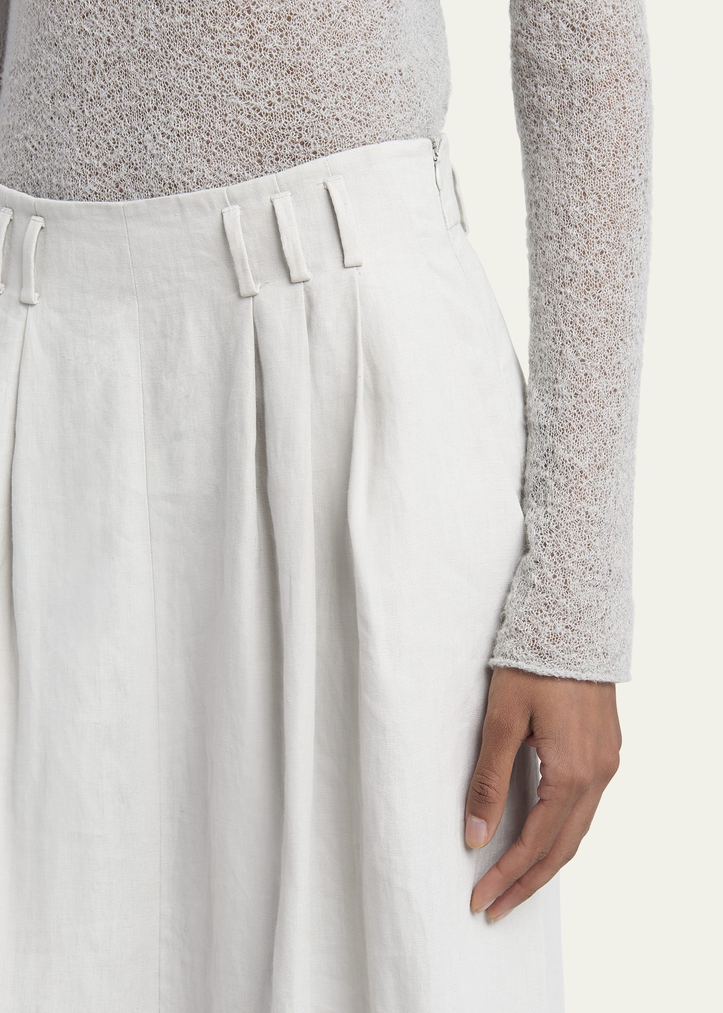 スカート GIORGIO ARMANI GW001889.TE14246 Skirts Giorgio Armani Silk Twill Pleated Maxi Skirt | Saks Fifth Avenue