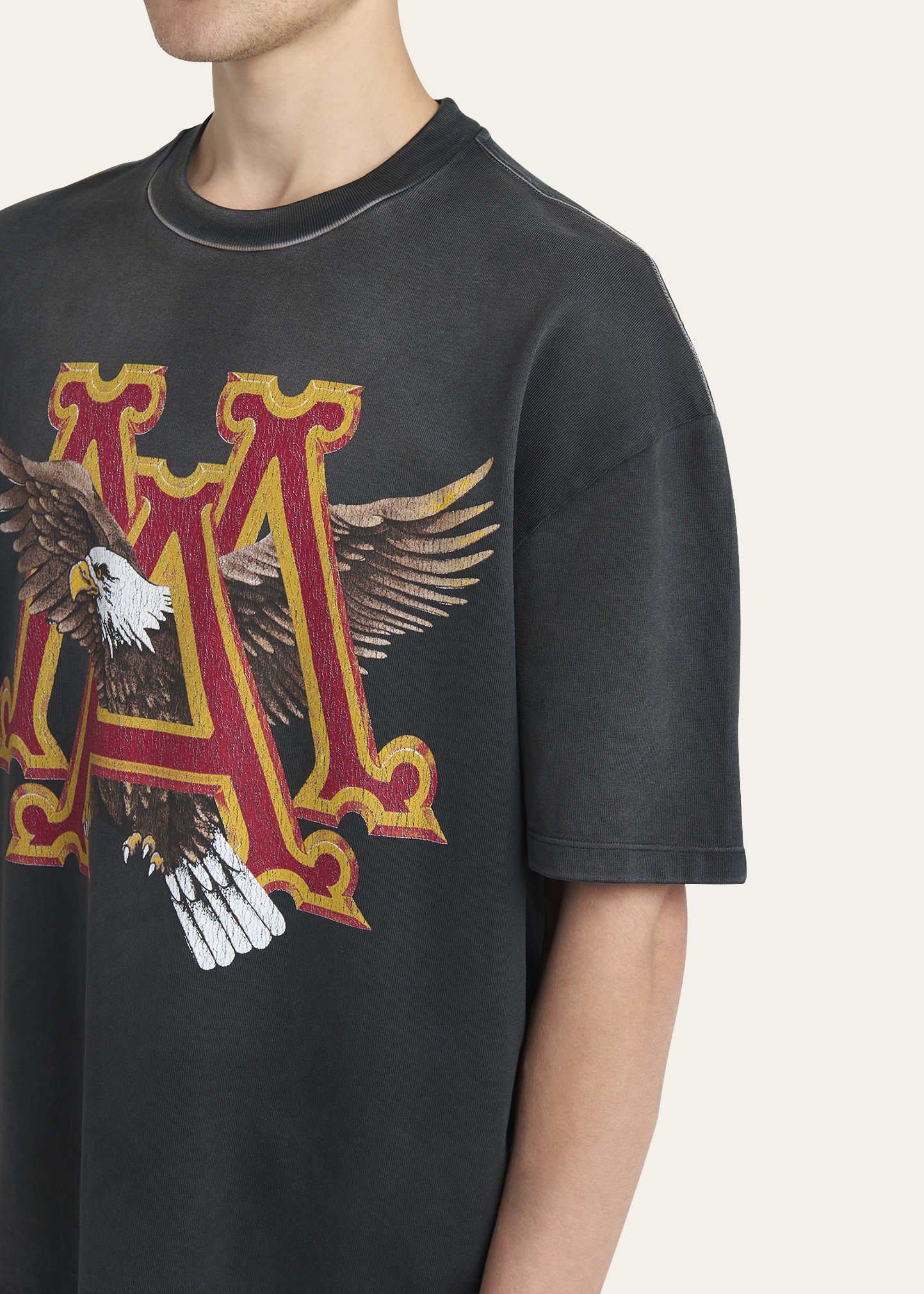 唯一無二の個性を纏う【AMIRI】vintage Ma Eagle T-shirt AMIRI Vintage MA Eagle T-shirt | Black | FARFETCH