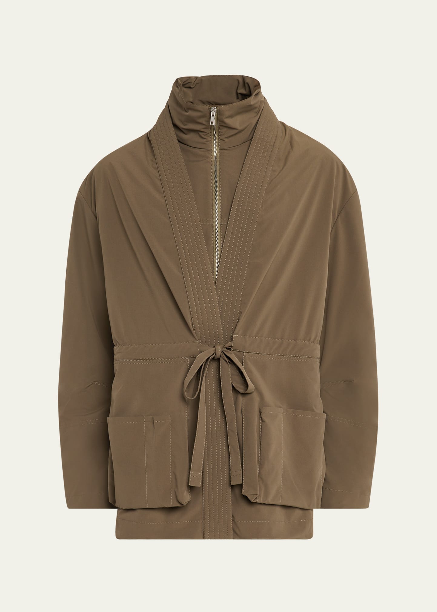 ジャケット・アウター [TYPESERVICE] MUSINSA matin kim coyseio MUSINSA | MATIN KIM MATIN COATING CROP BLOUSON IN BLACK