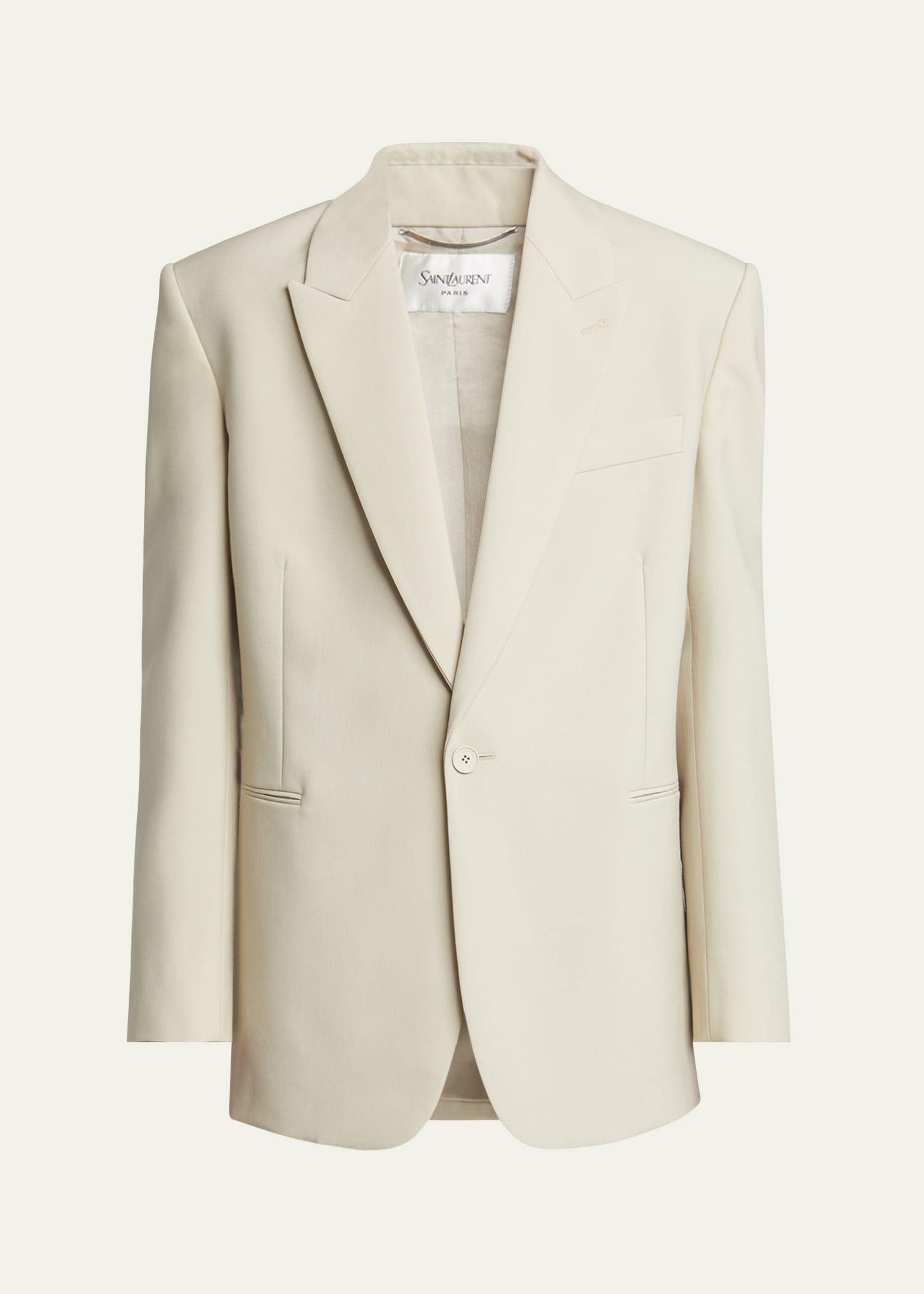 Saint Laurent Men's Wool-Silk Relaxed Sport Coat - Bergdorf Goodman