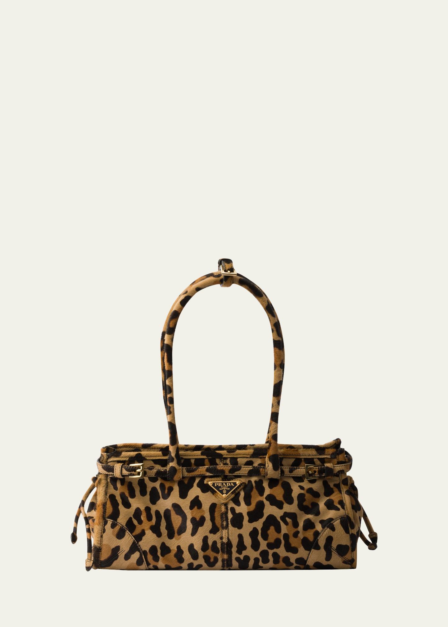 Prada Leopard Calf Hair Shoulder Bag - Bergdorf Goodman