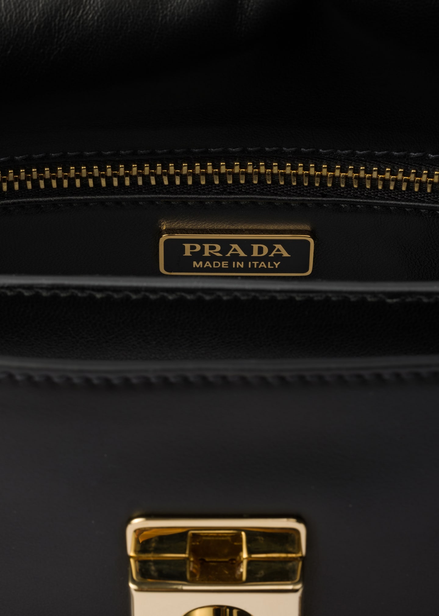 Prada Soft Sound Leather Shoulder Bag - Bergdorf Goodman