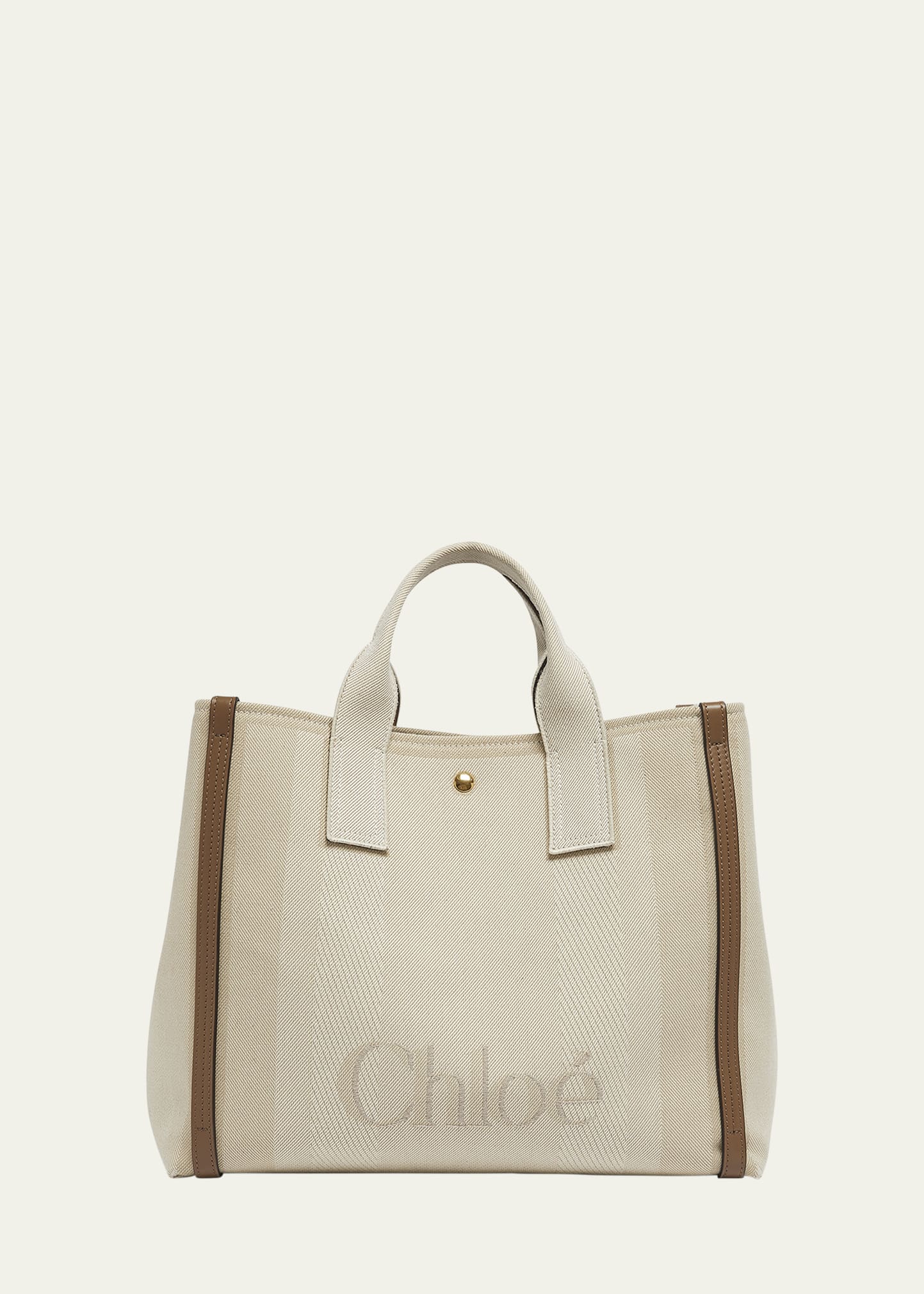 Chloe Large Carry Tote Bag in Jacquard Canvas - Bergdorf Goodman