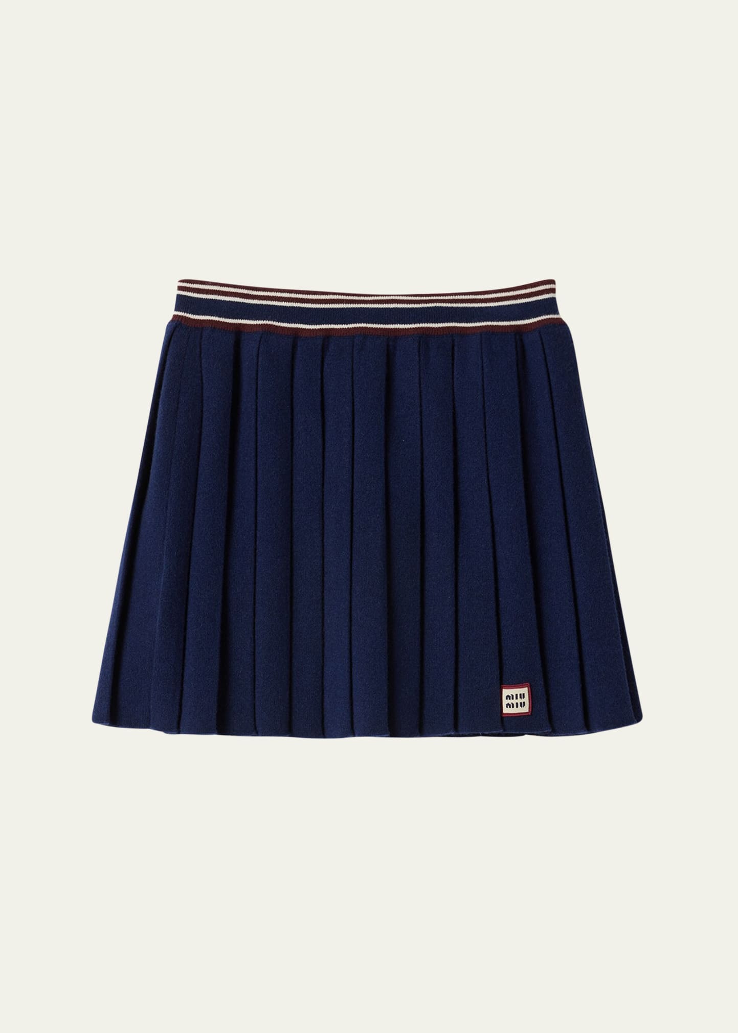 スカート 90s-00s MIUMIU stitch design wool skirt Miu miu skirt 90s - Gem