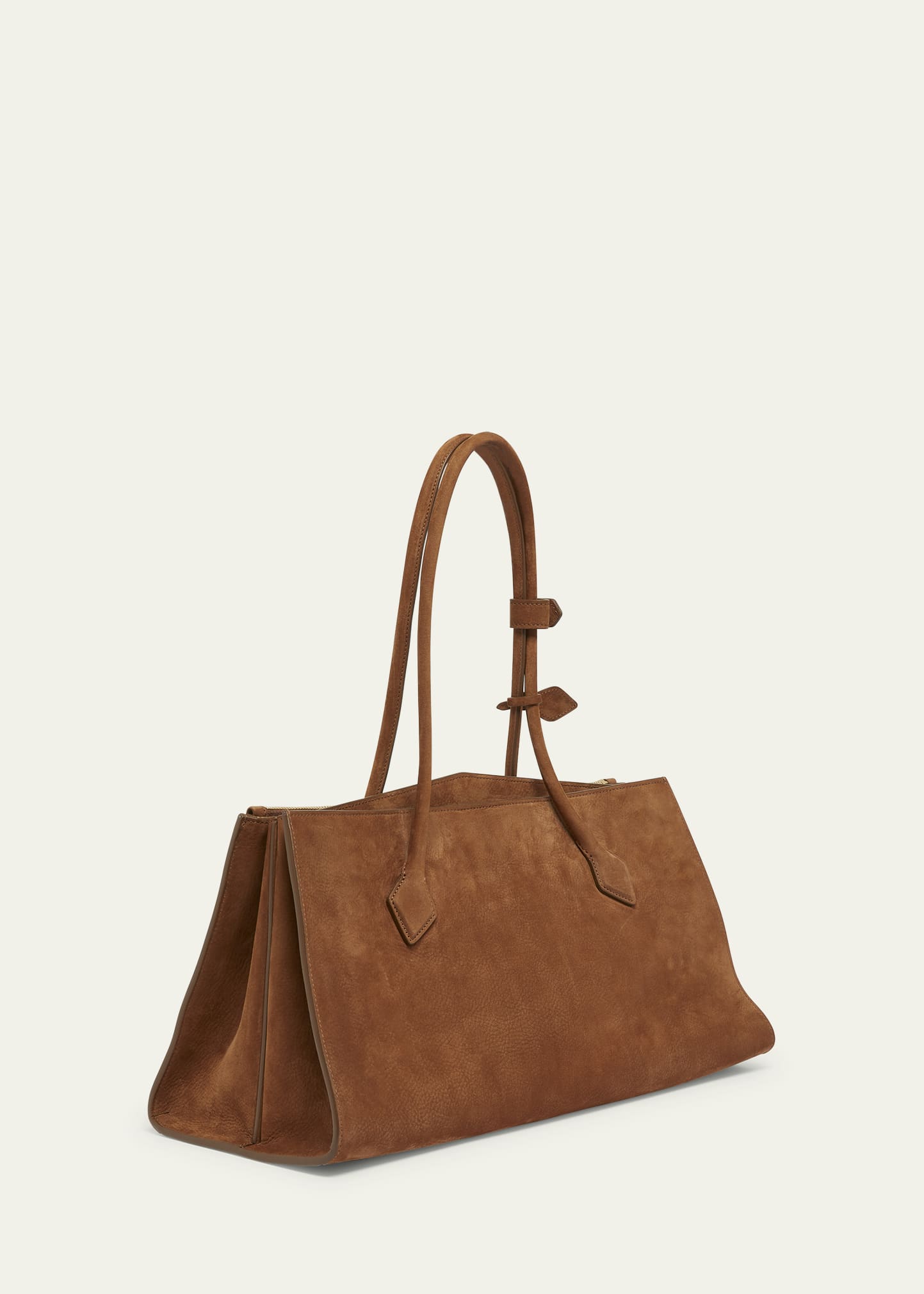 ALAIA Le Teckel Tote Bag in Suede and Leather - Bergdorf Goodman