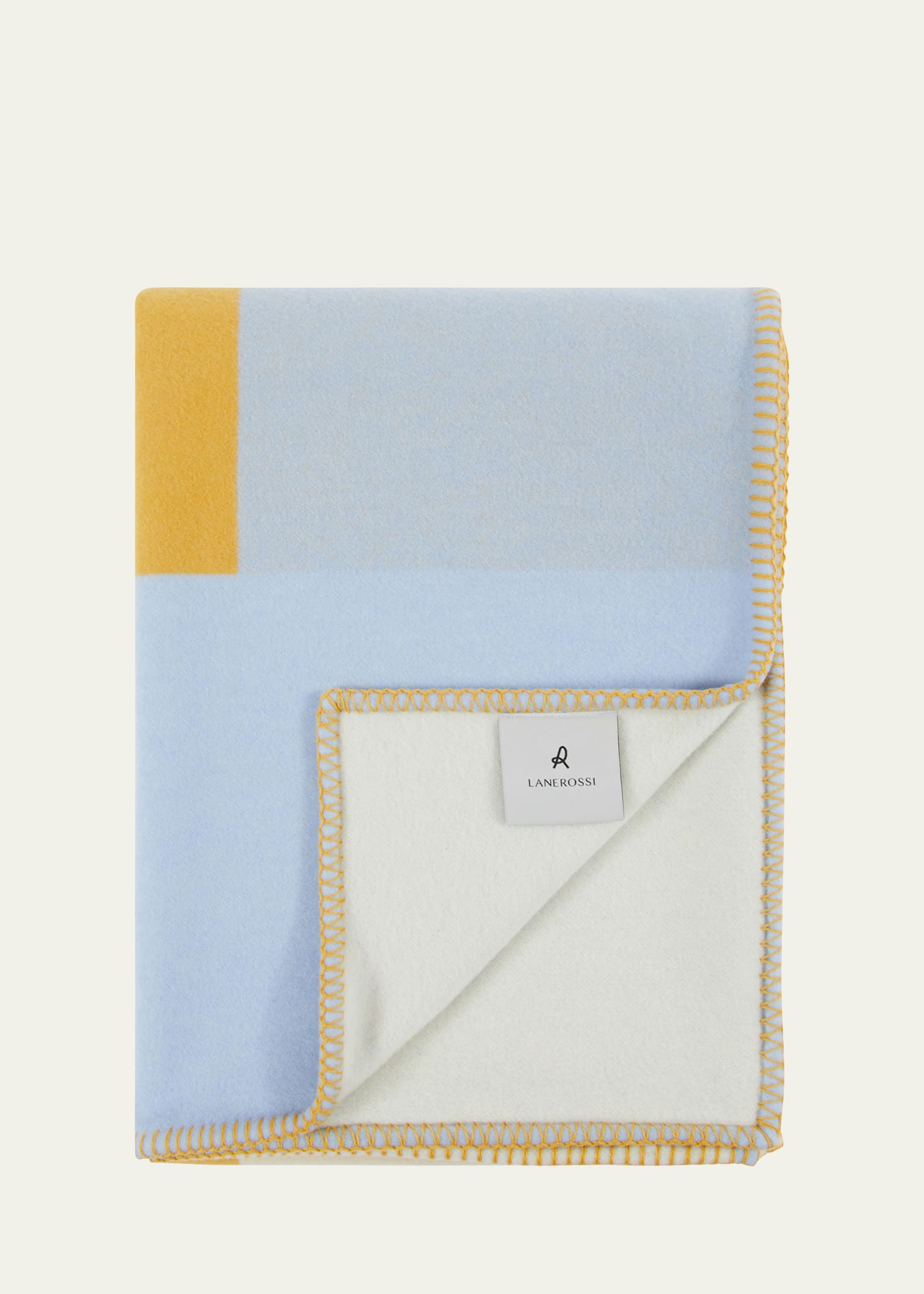 LANEROSSI Malmo Wool Throw, 51" x 70"