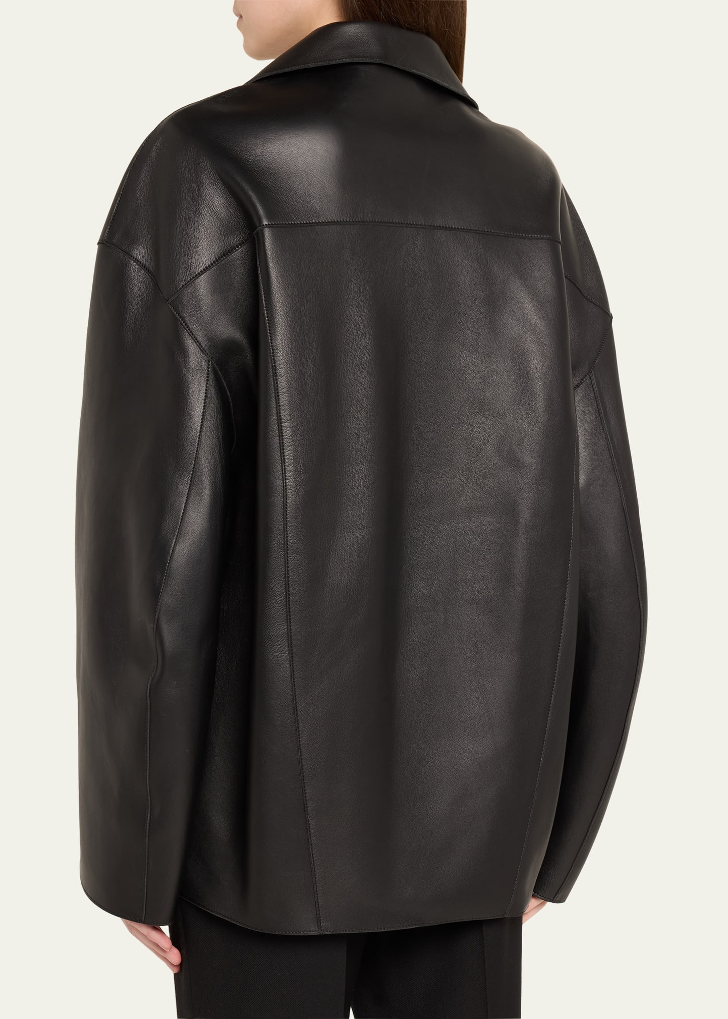 TEURN STUDIOS Double Leather Jacket - Bergdorf Goodman