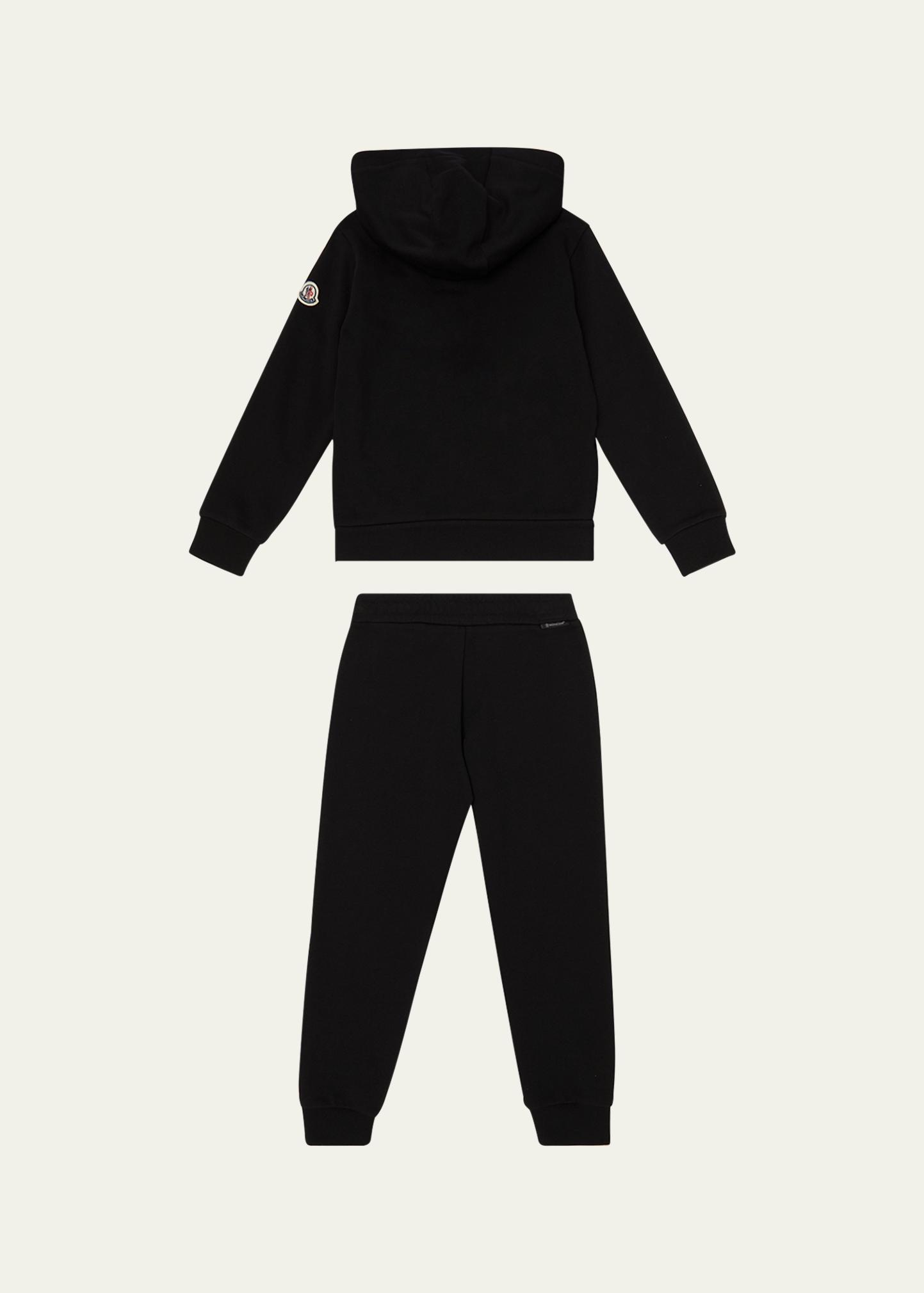 Moncler Boy's Logo Sweatshirt and Joggers Set, Size 8-10