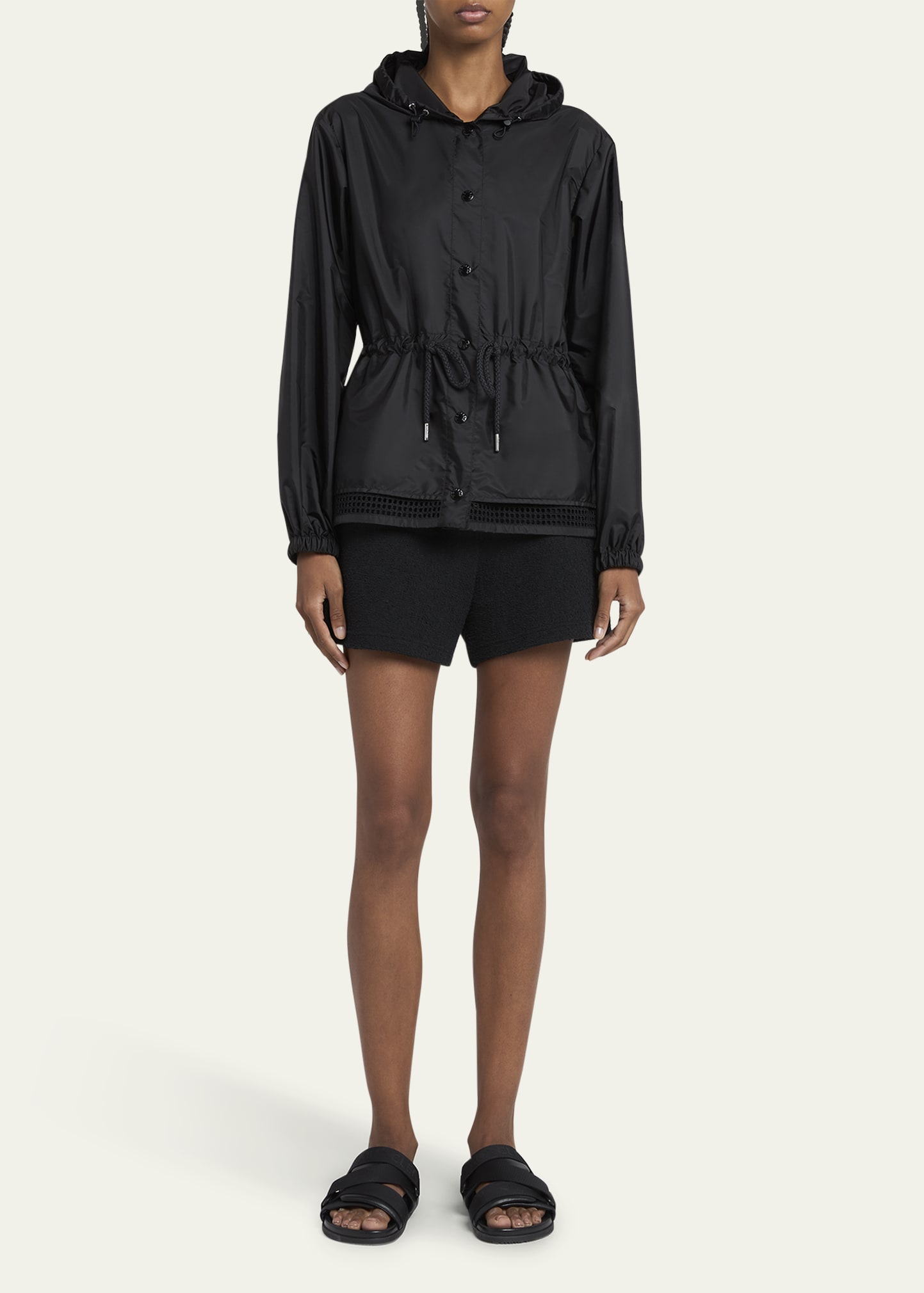 Moncler Rochebonne Hooded Drawstring Jacket - Bergdorf Goodman