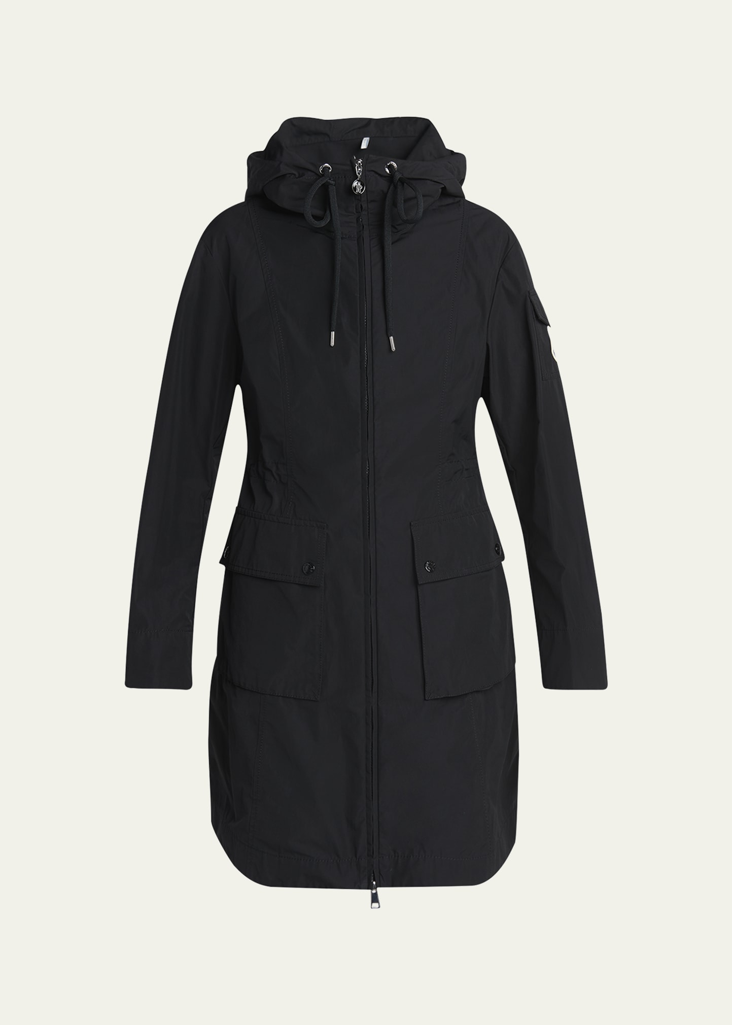 【MONCLER】LAERTE HOODED PARKA Black Laerte Hooded Parka - Long Jackets & Parka for Women