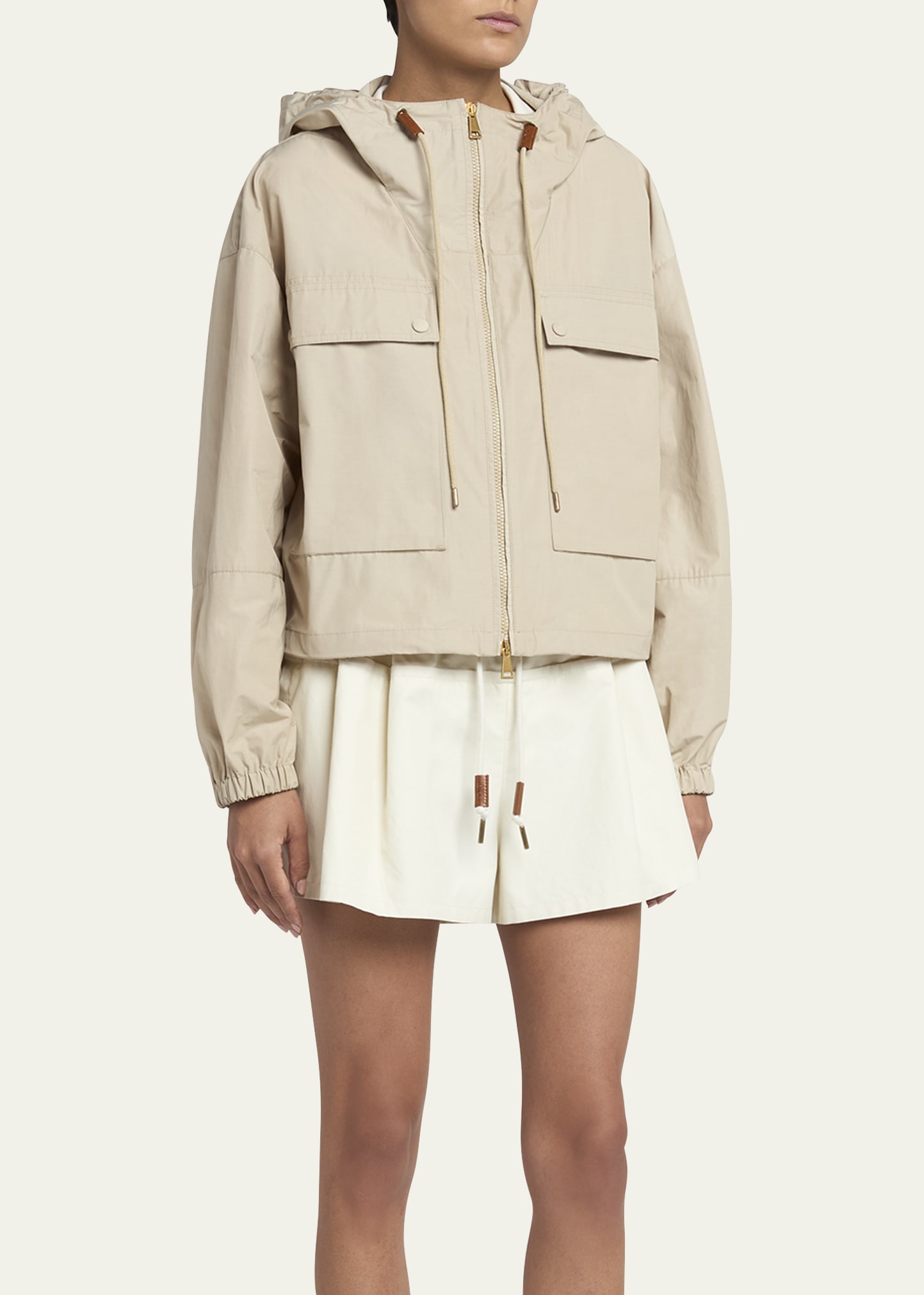 Moncler Sauvan Short Parka - Bergdorf Goodman