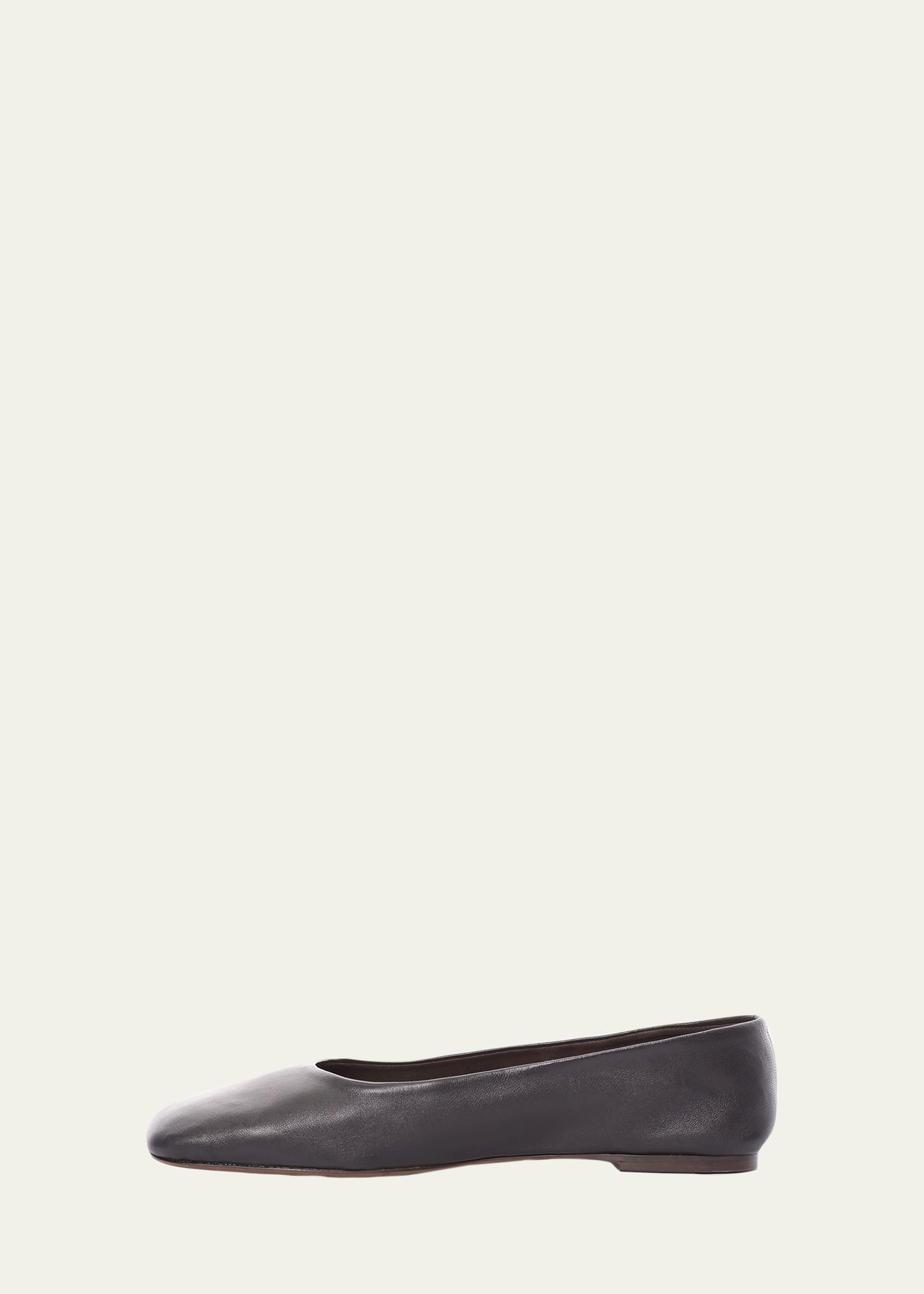 The Row Lambskin Leather Ballerina Flats - Bergdorf Goodman