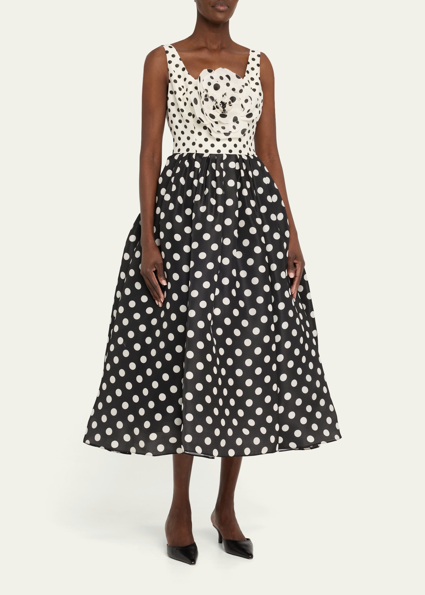 red midi holiday dress Wild Rose Midi Dress Red / S main image 1