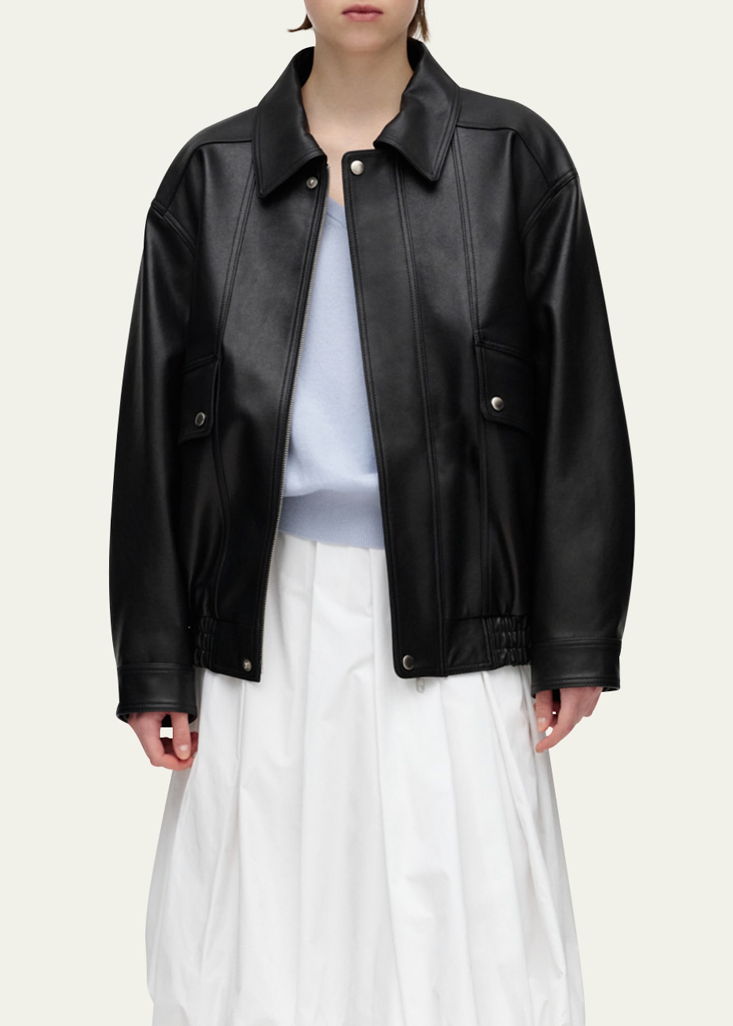 Dunst Oversized Vintage Leather Jacket, Unisex - Bergdorf Goodman
