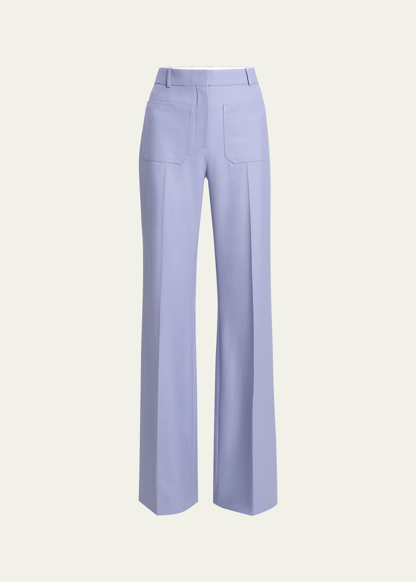 Alina Wide Leg Wool Trousers