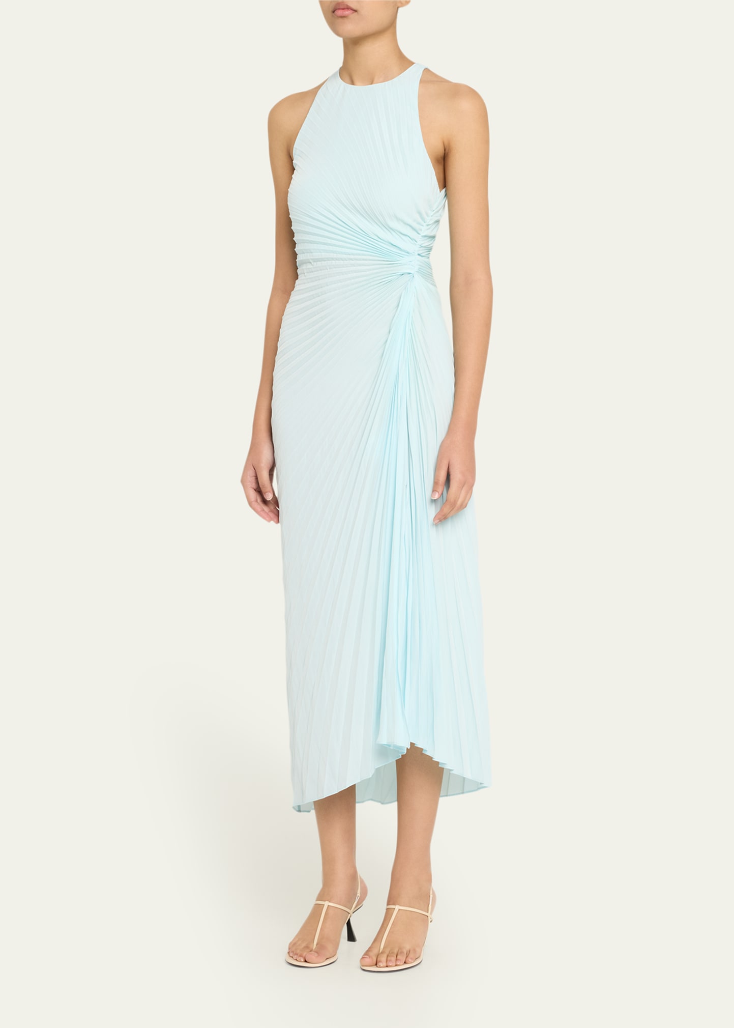 A.L.C. Reagan Pleated Midi Dress - Bergdorf Goodman