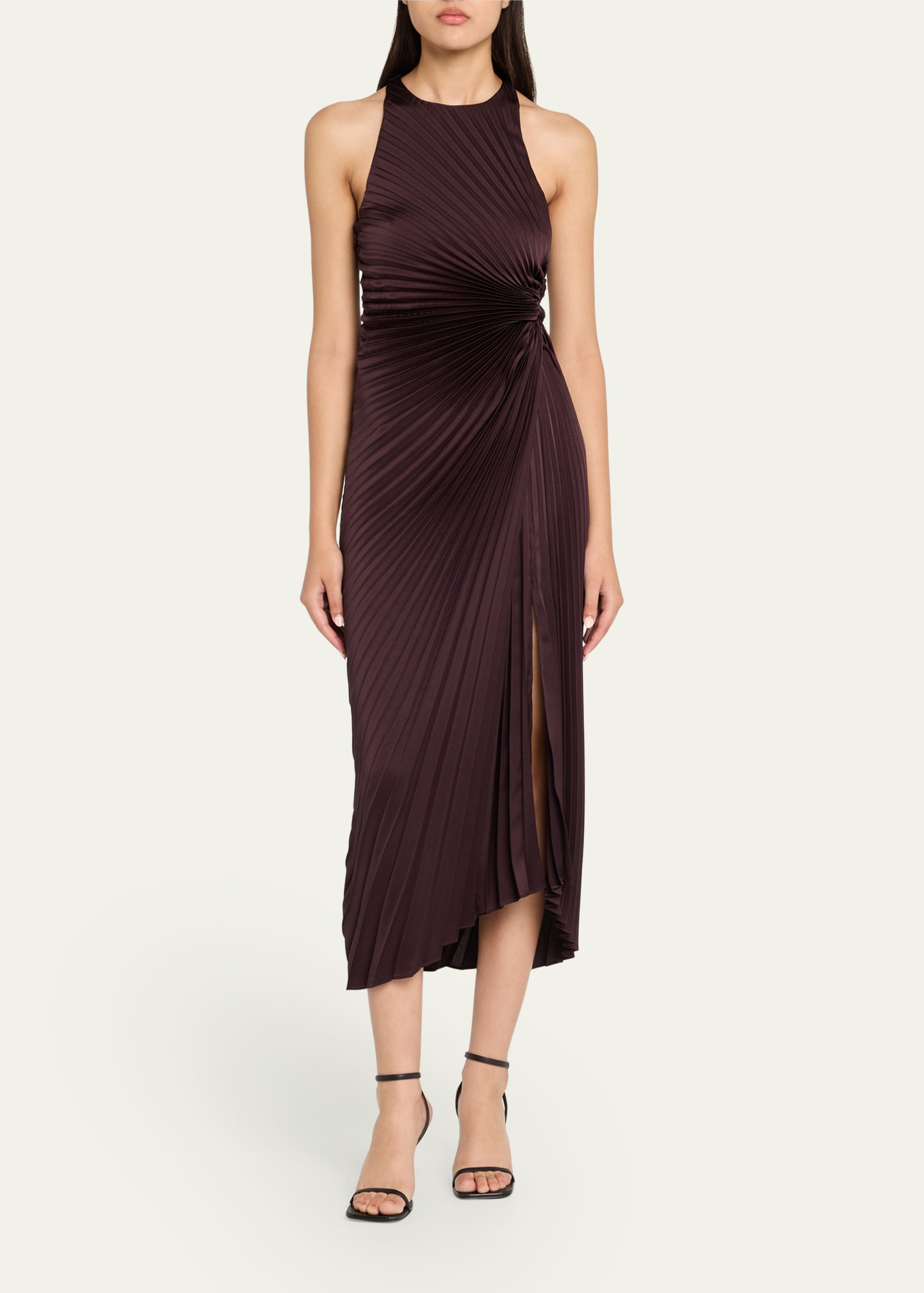 A.L.C. Reagan Pleated Midi Dress - Bergdorf Goodman