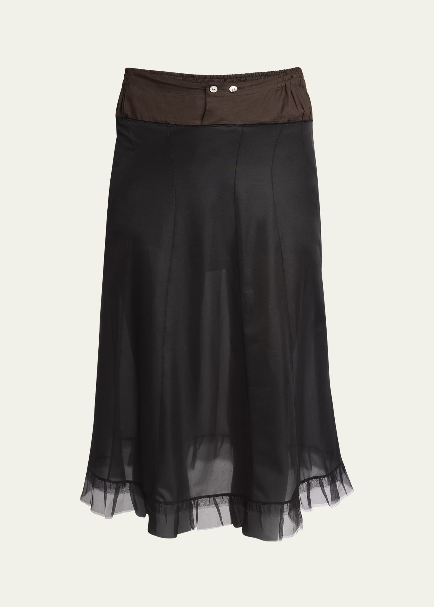 スカート Maison Margiela FW24 MIDI SKIRT (SI0MA0003 S30561967) Maison Margiela: Women's Midi Skirt (Grey) | DSMNY E-SHOP
