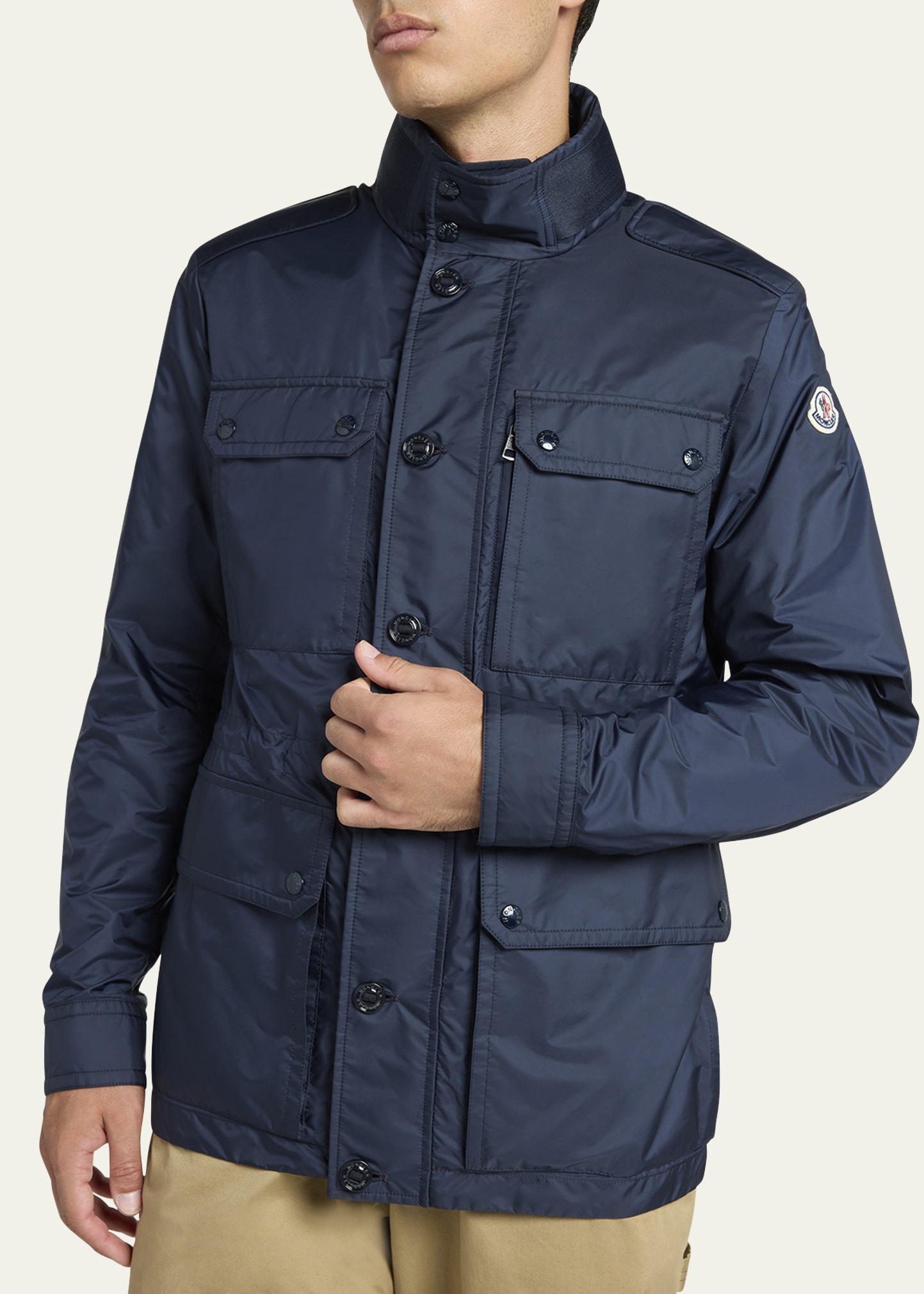 【MONCLER】TARKINE FIELD JACKET●1A00011598C5268 Moncler Tarkine Field Jacket in Natural | Lyst