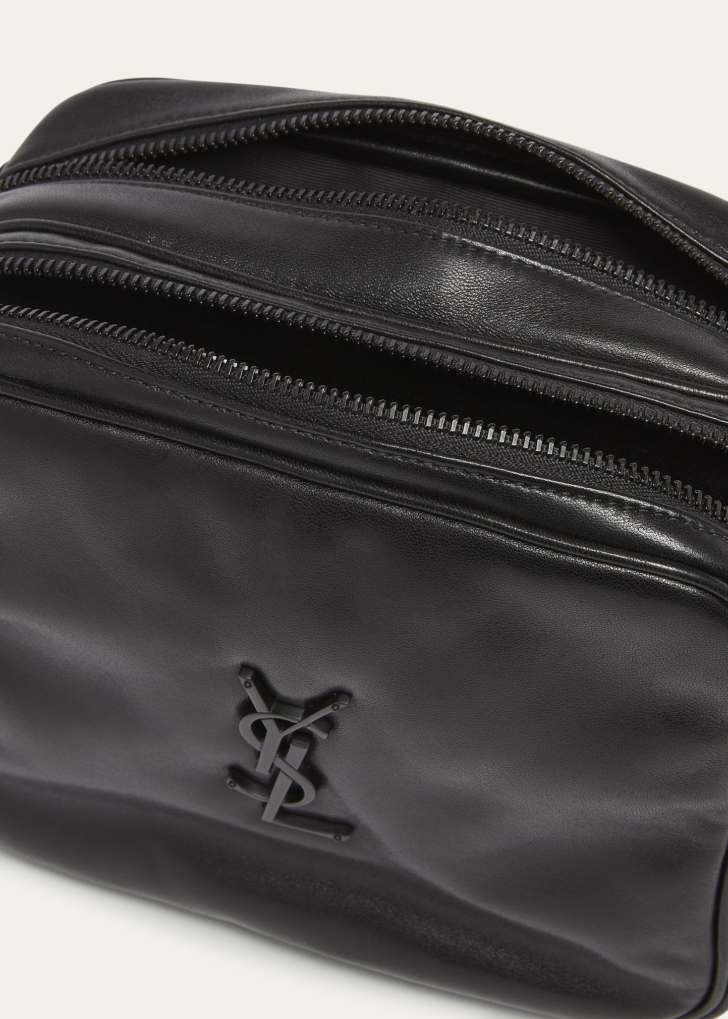 Saint Laurent Men's Niki YSL Cube Camera Bag in Leather - Bergdorf