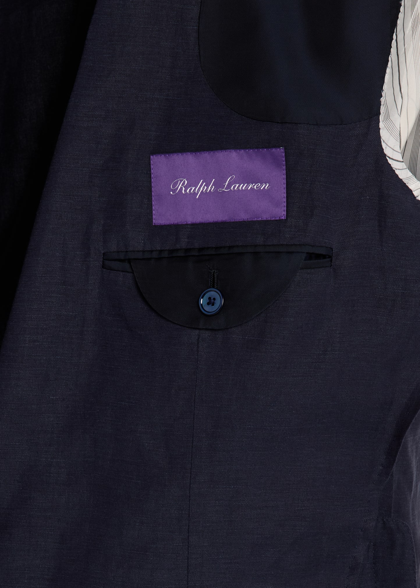 Ralph Lauren Purple Label Kent Hand-Tailored Silk-Linen Jacket