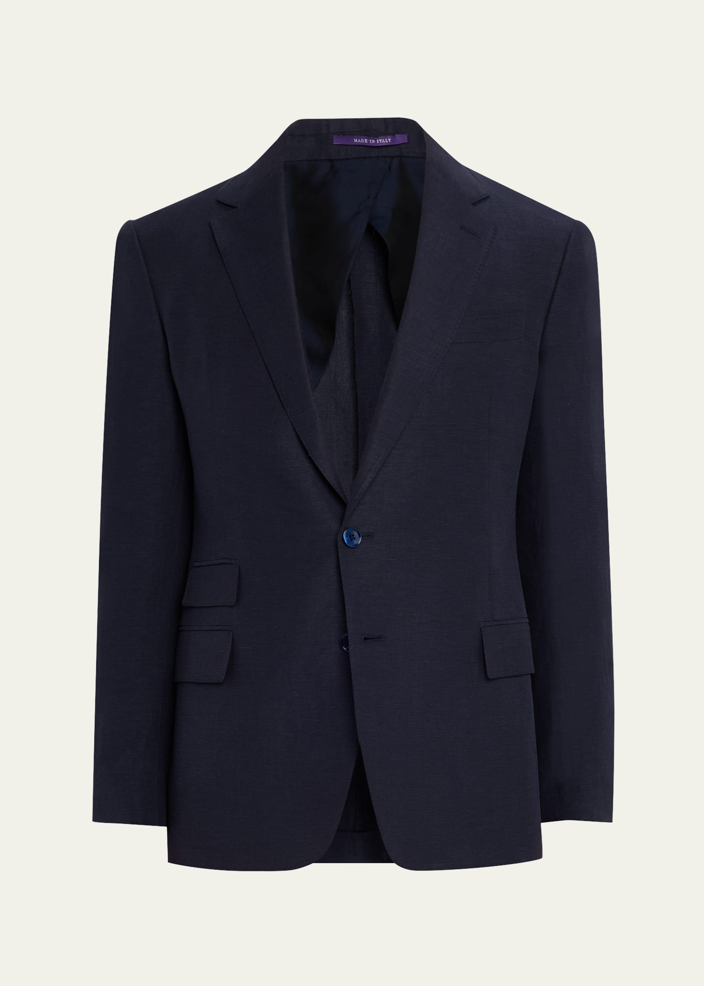 Ralph Lauren Purple Label Kent Hand-Tailored Silk-Linen Jacket