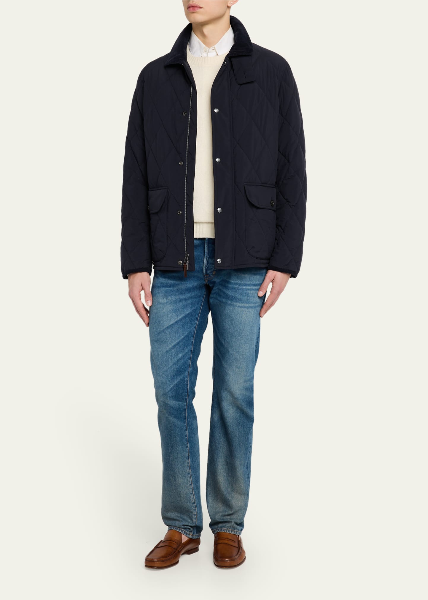 Ralph Lauren Purple Label Men's Quilted Down Jacket - Bergdorf Goodman