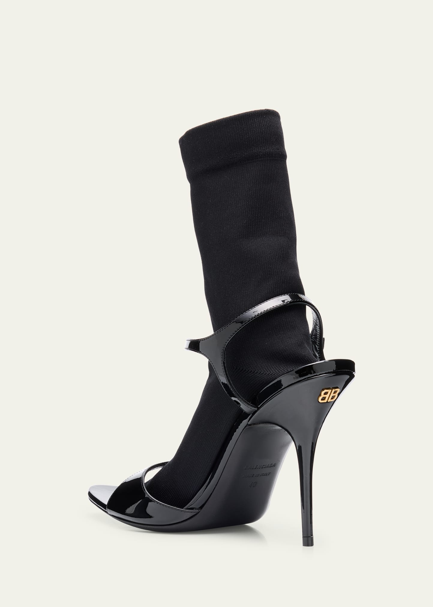 サンダル・ミュール Balenciaga Avenue Sock Black Sandal Black Avenue Sock Sandals | BALENCIAGA - Antonia