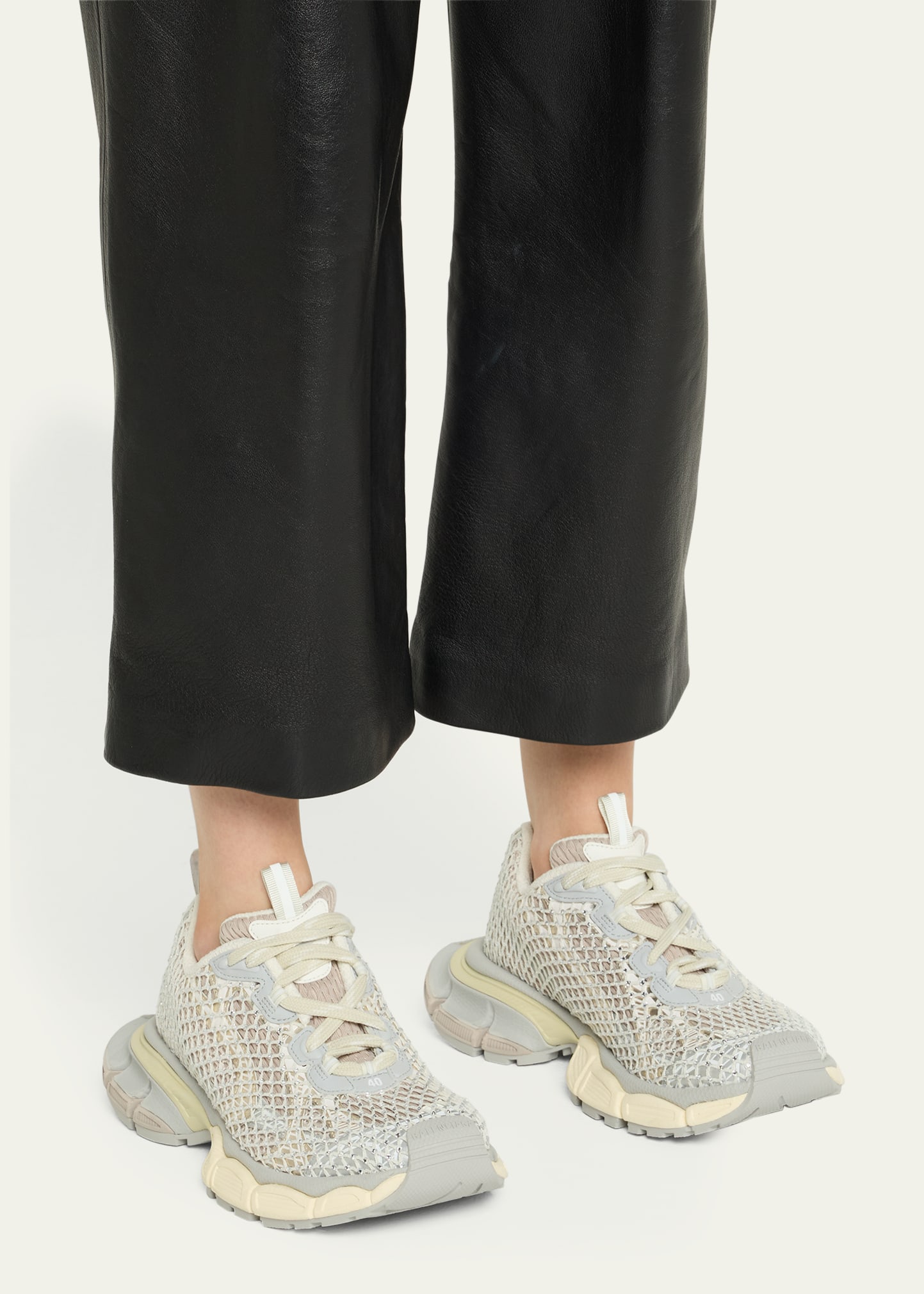 ★SALE★【送料関税無料】BALENCIAGA 3xl Fishnet スニーカー Balenciaga 3XL Fishnet Trainer Sneakers - Bergdorf Goodman