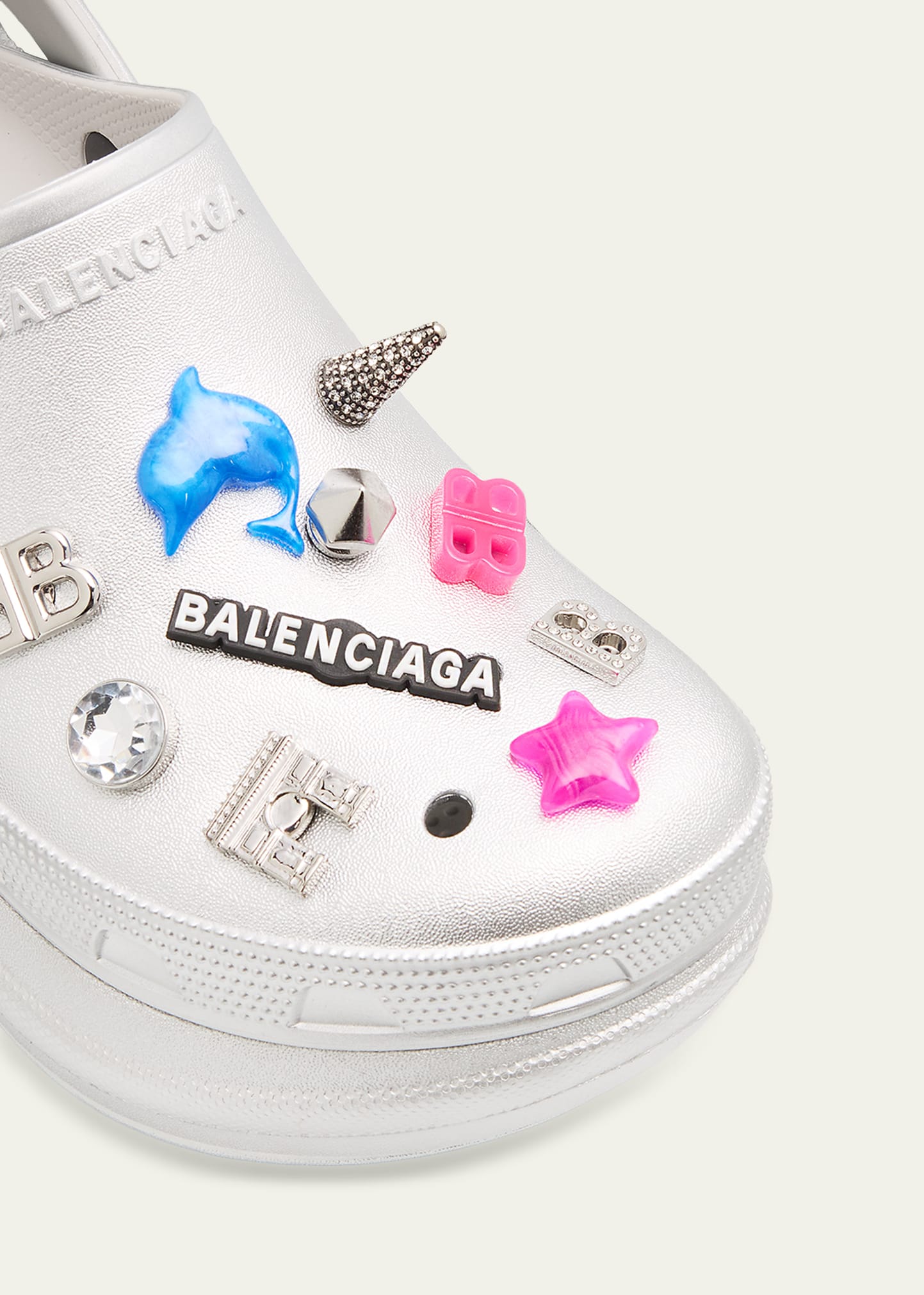 Balenciaga x Crocs Rubber Clog Platform Mules - Bergdorf Goodman