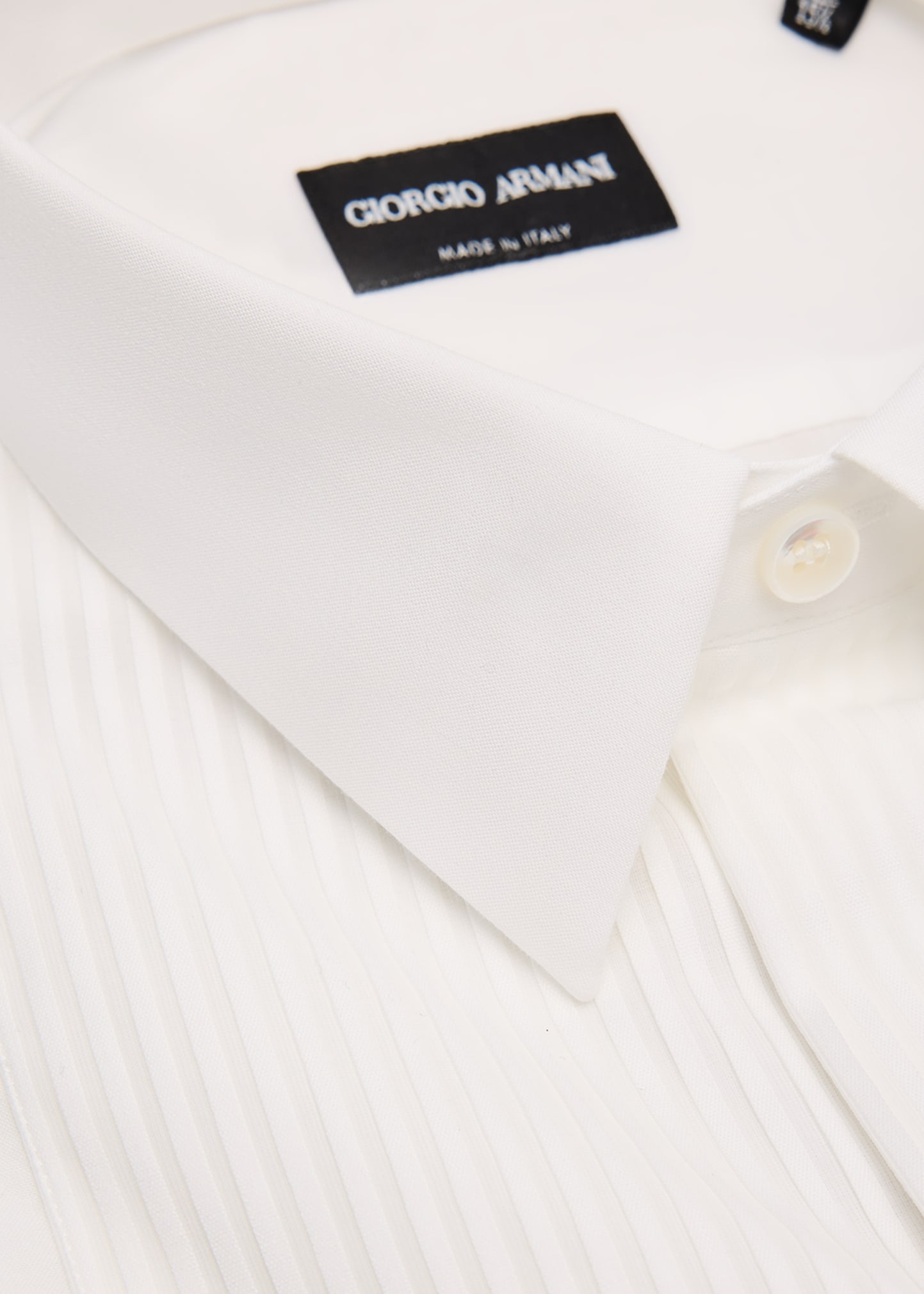 Giorgio Armani Men's Pleated Bib Tuxedo Shirt - Bergdorf Goodman