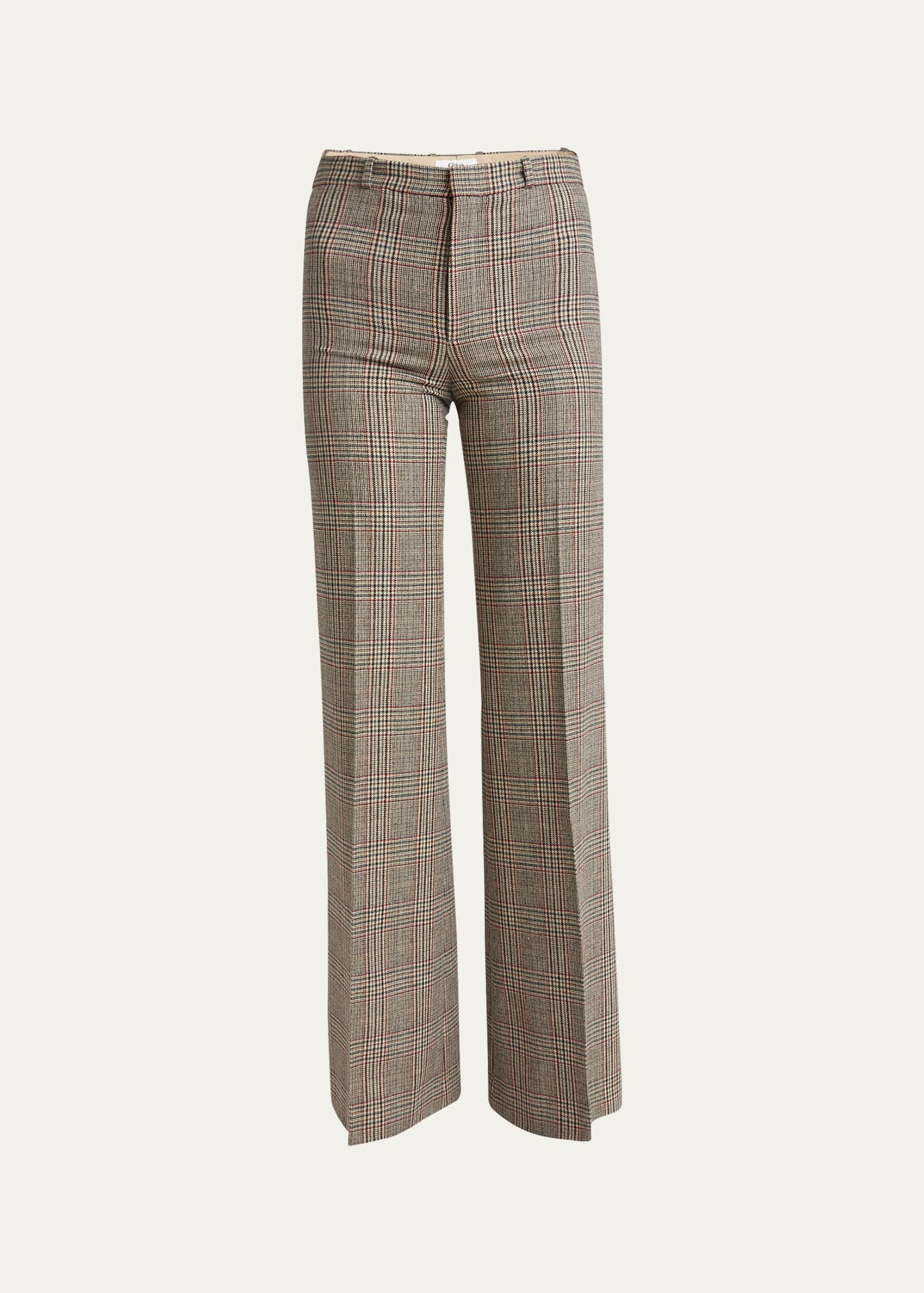 【関税&送料込】Chloe Beige Asymmetrical Wool Trousers Chloé Beige asymmetrical wool trousers | TheDoubleF