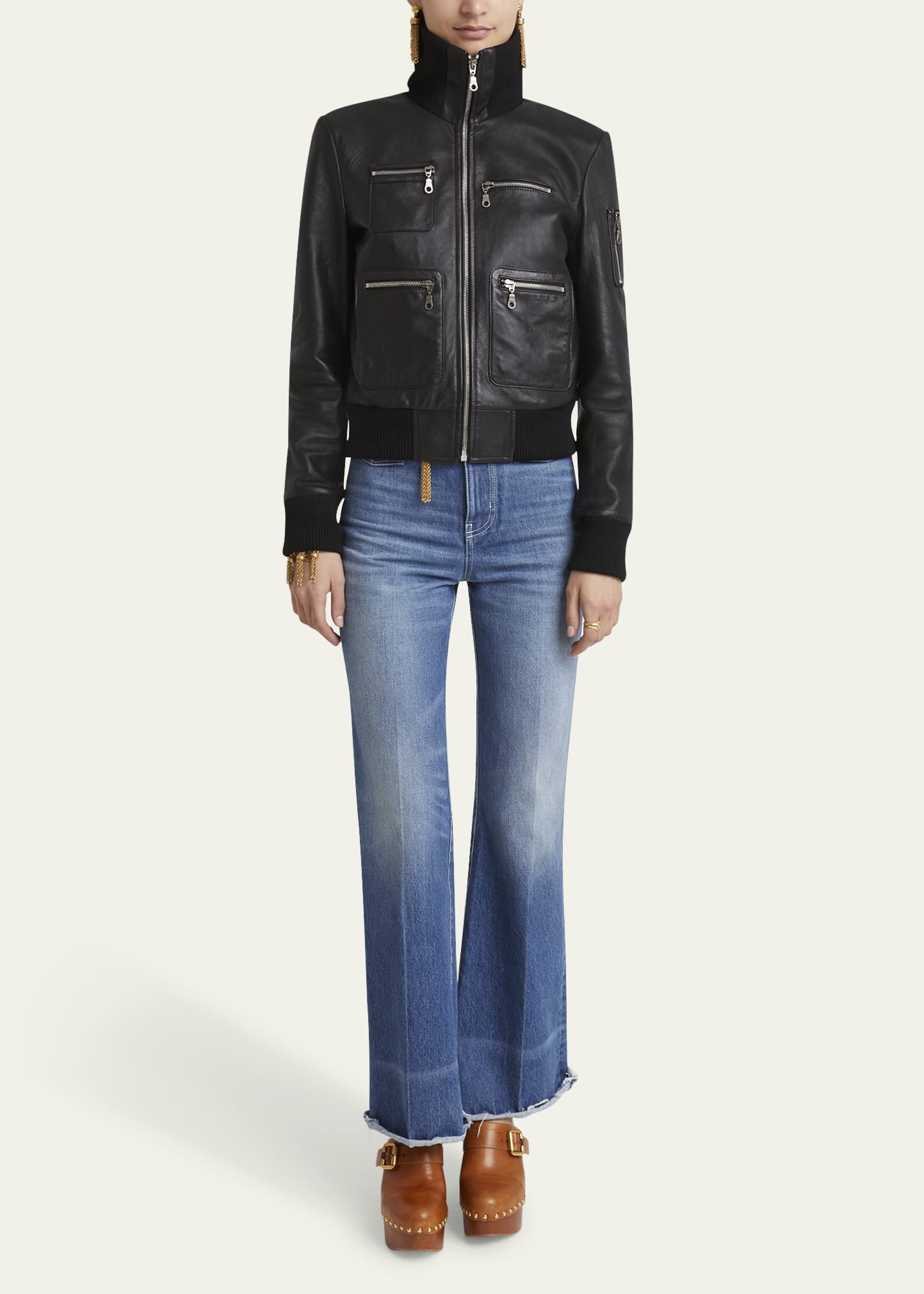 【関税込み】CHLOE Leather bomber jacket bg_4949208_100106_b