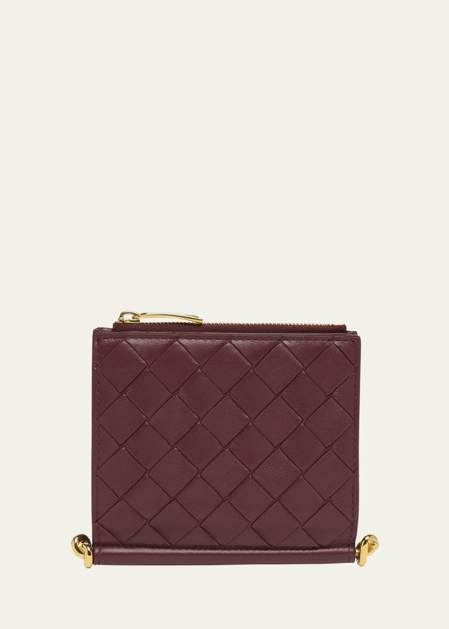 Bottega Veneta Solstice Bifold Leather Wallet INTERNATIONAL SHIPPING